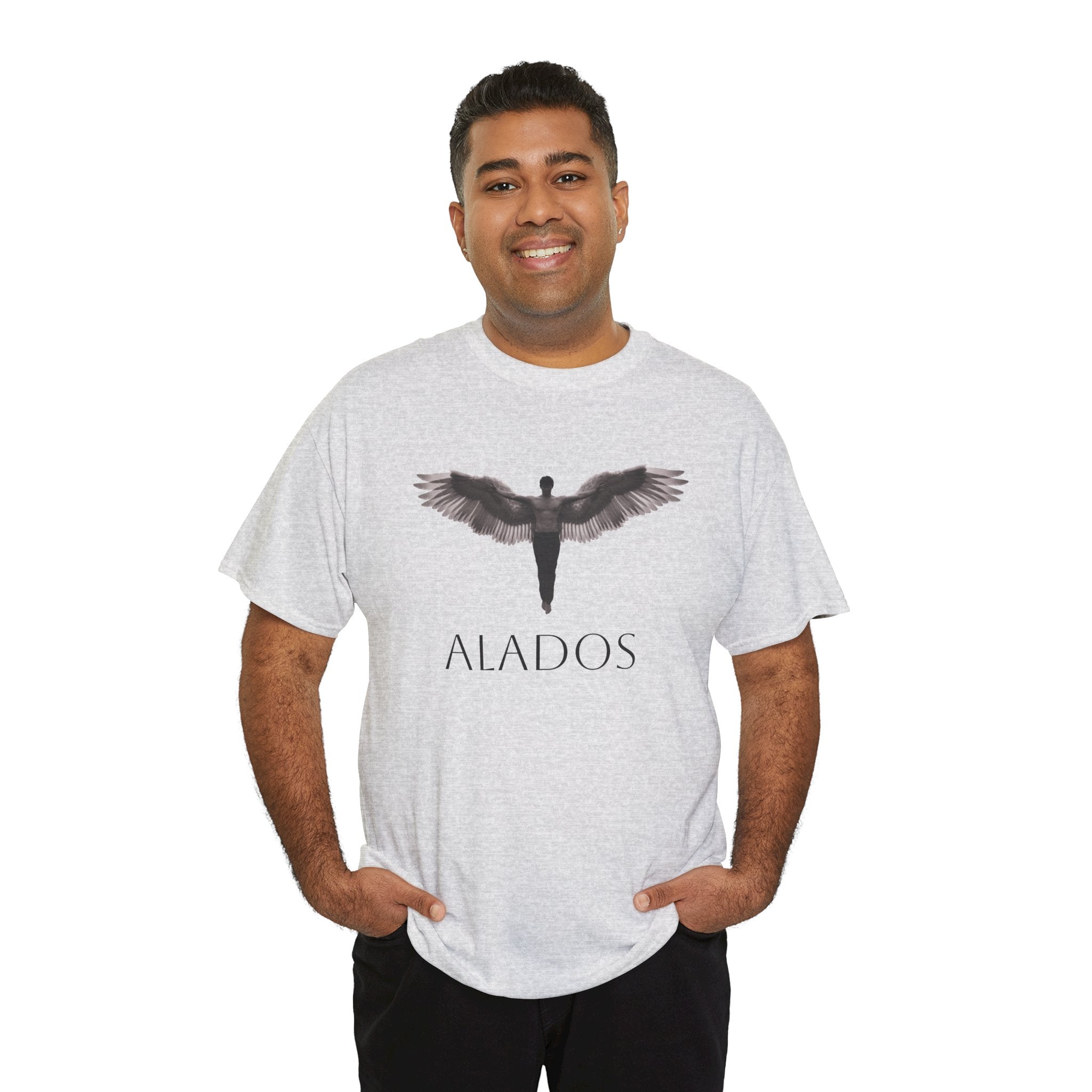 Alados Angel Wing Tee — Minimalist Mythic Graphic T-Shirt