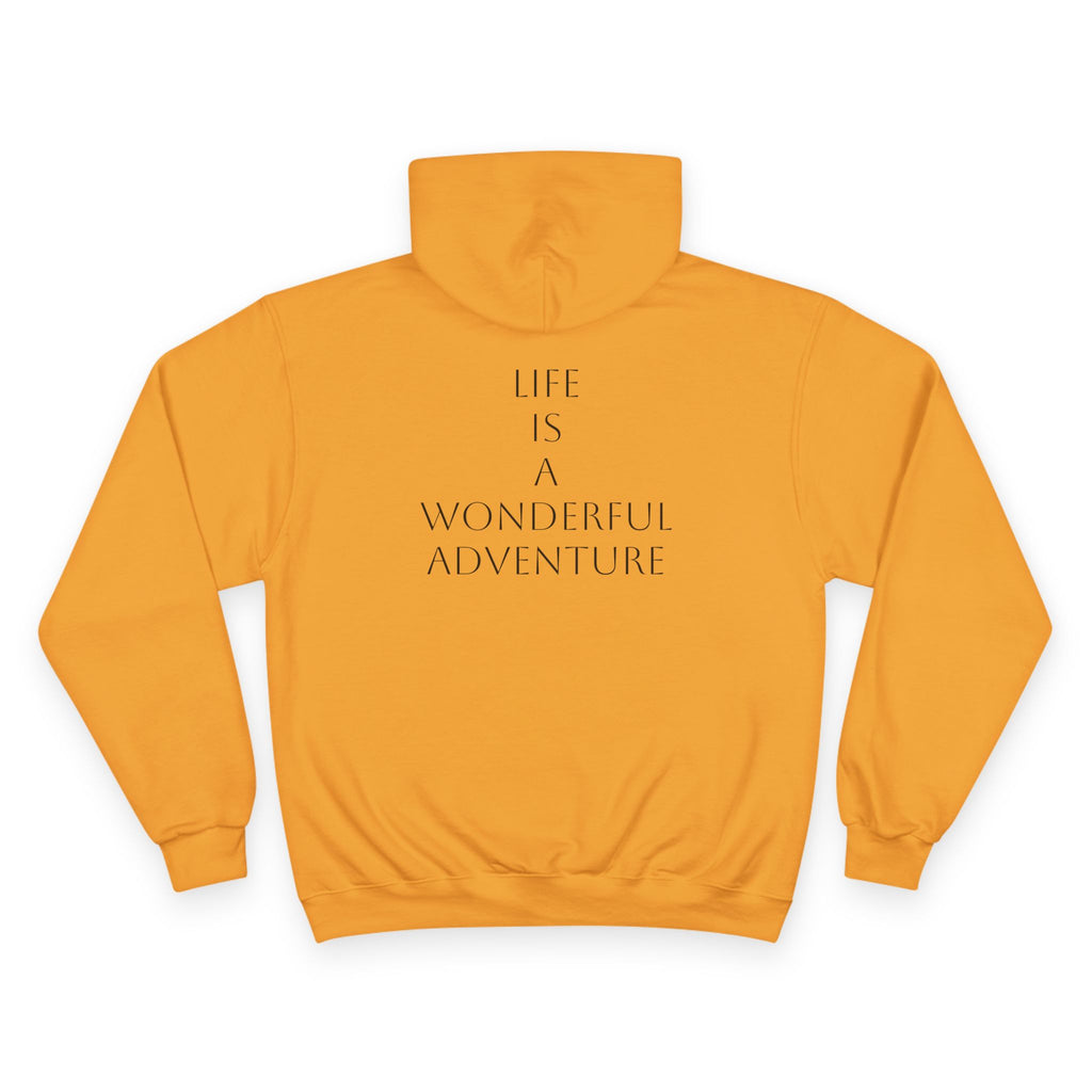 Sporting Champion Hoodie,Unique Design For Adventure Lovers,Great Gift for Holidays.Neutral Gender Hoodie. 'ALADOS:Life is a Wonderful Adventure'