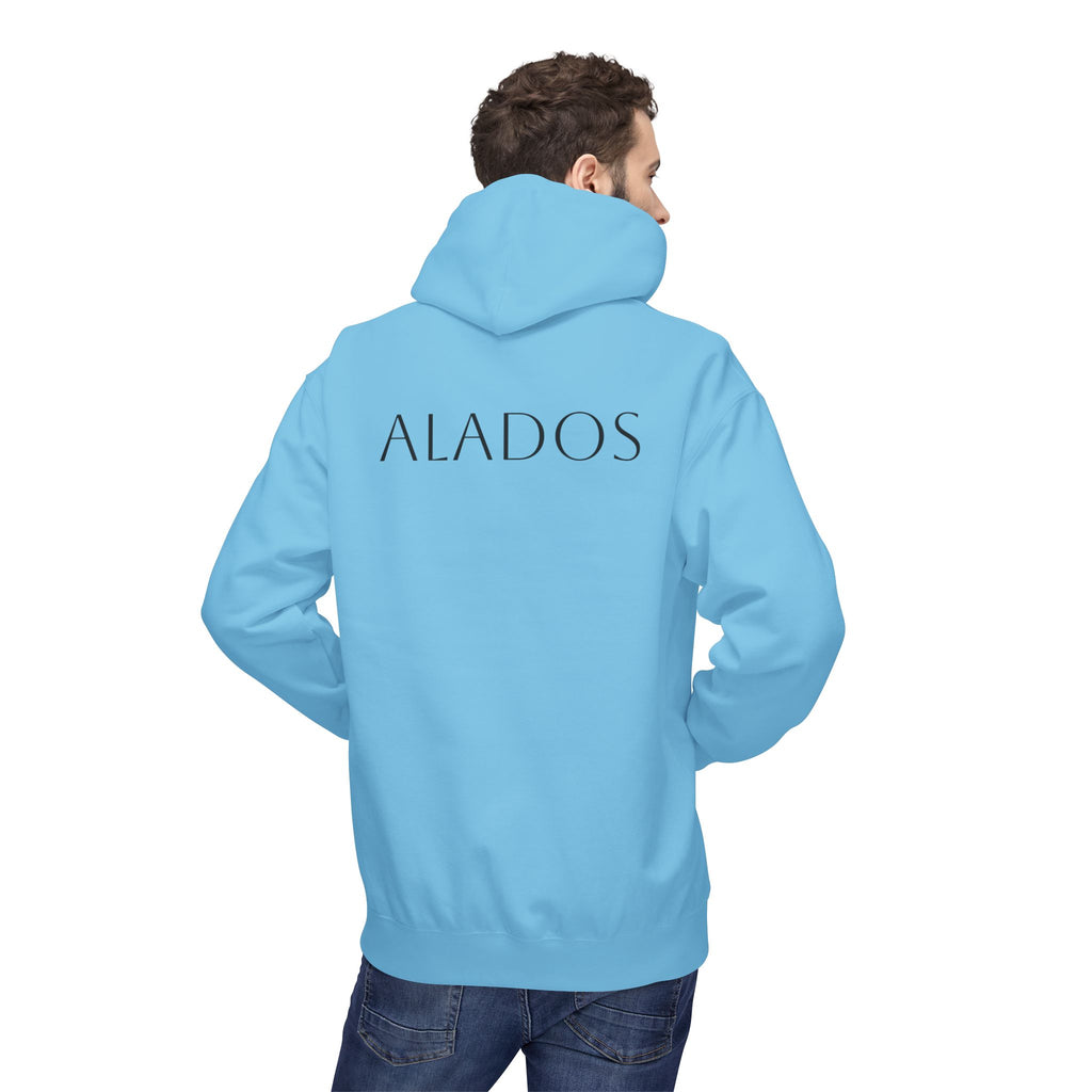 Alados Winged Logo Hoodie — Minimalist Angel Wings Pullover
