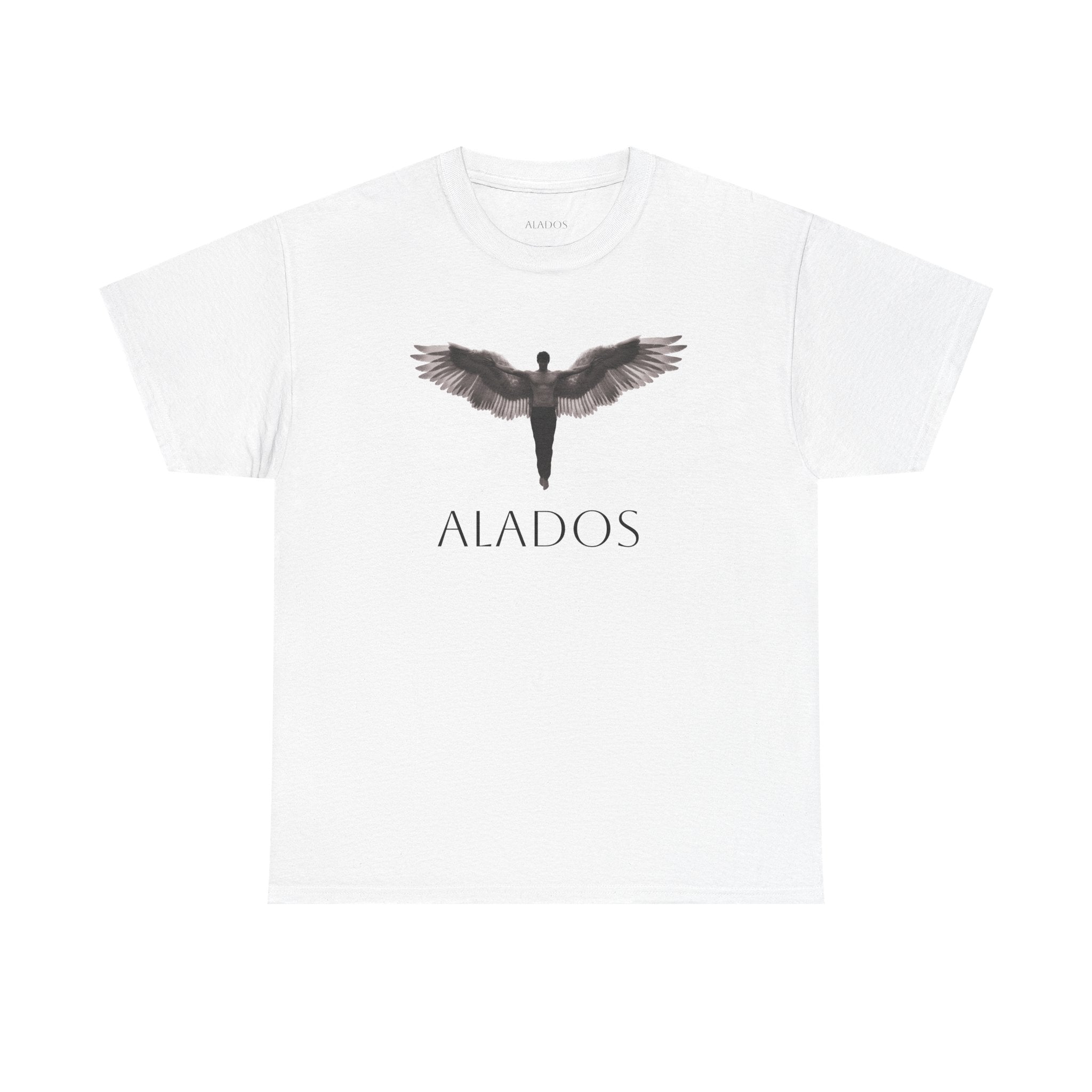 Alados Angel Wing Tee — Minimalist Mythic Graphic T-Shirt