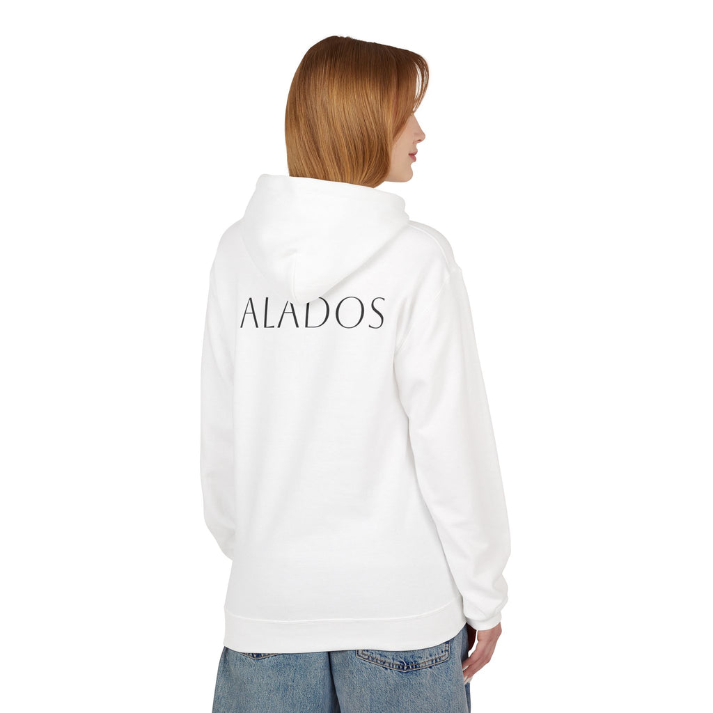 Alados Winged Logo Hoodie — Minimalist Angel Wings Pullover