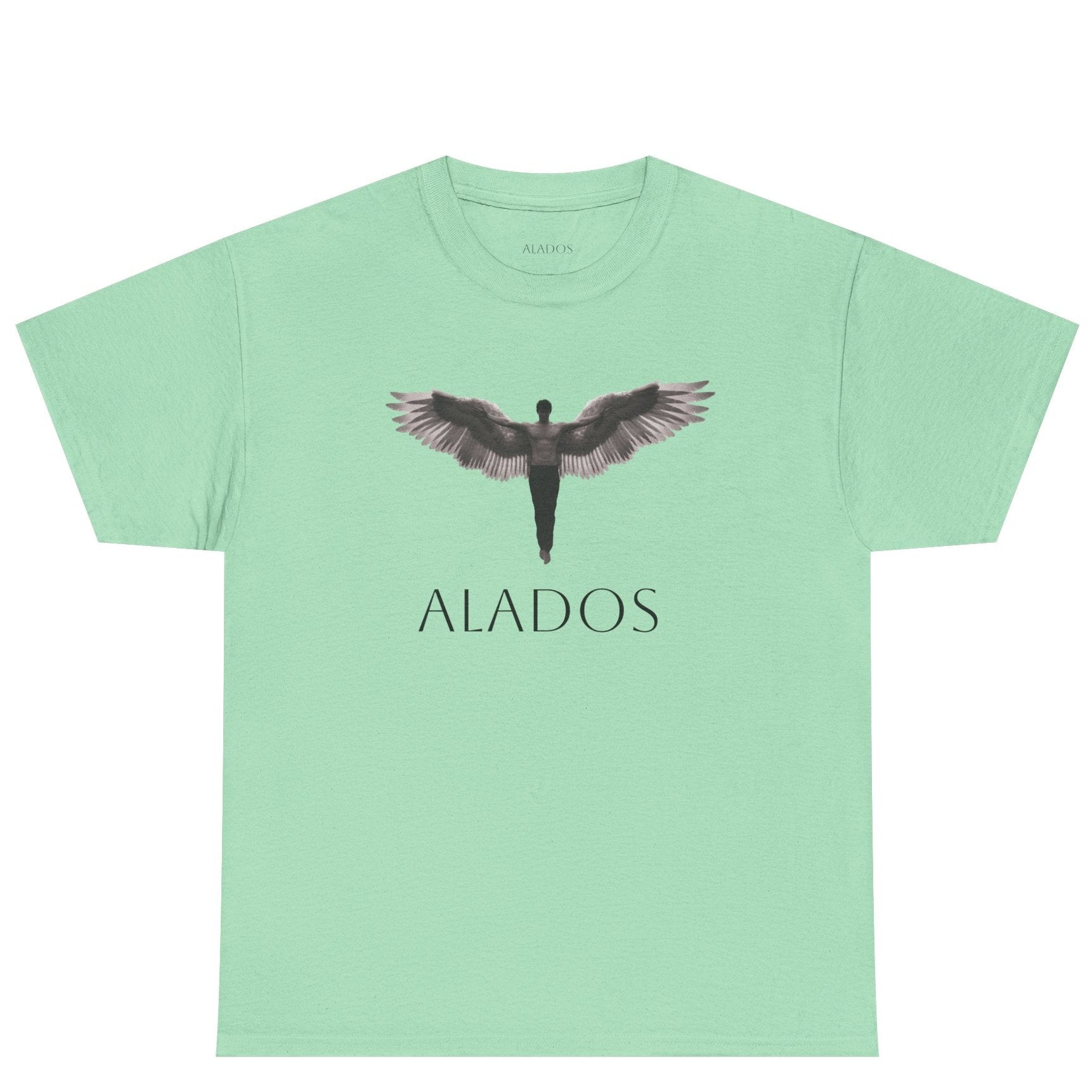 Alados Angel Wing Tee — Minimalist Mythic Graphic T-Shirt