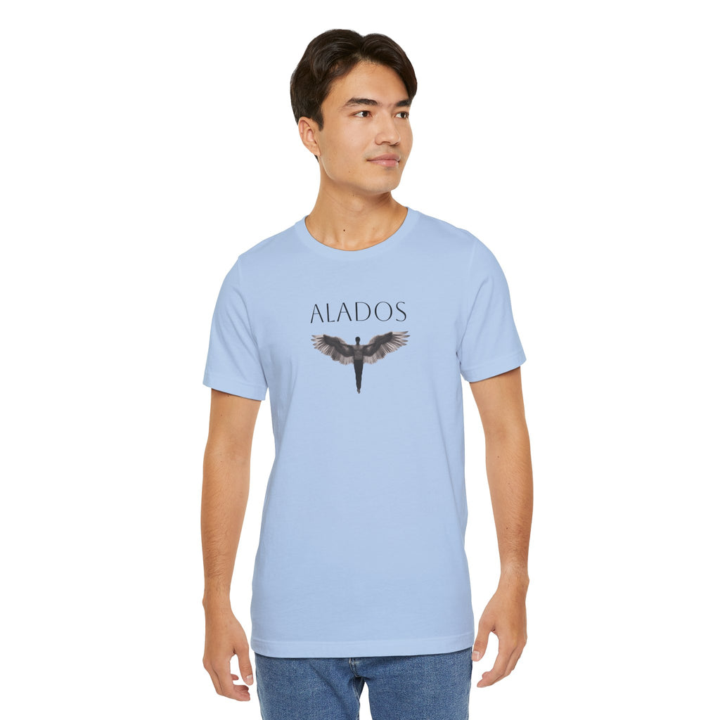 ALADOS.Unisex Angel Wings Graphic Tee, Spiritual Shirt, Gift for Nature Lovers, Casual Wear, Thoughtful Present for Birthdays and Holidays.