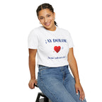 Funny Mexican Tee for Women — Garment-Dyed T-Shirt,Mexican Sayings Tee.'Ay Dolor...'