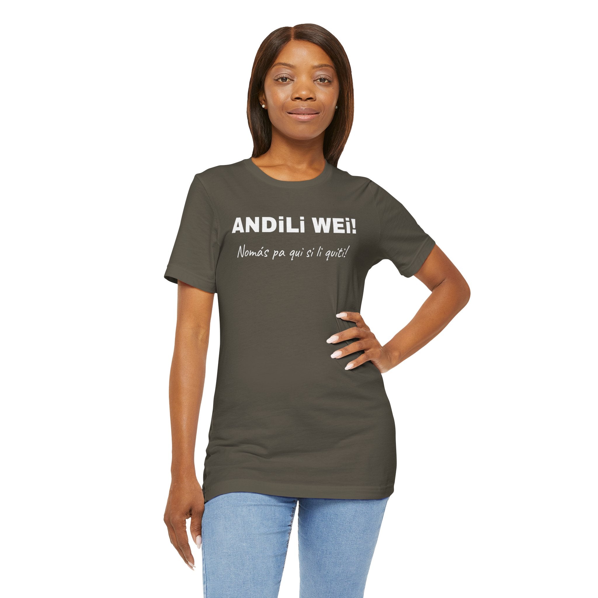 Funny Mexican T shirt, Unisex Short Sleeve Tee - Perfect for Everyday Casual Wear.' 'Andili Wei.'