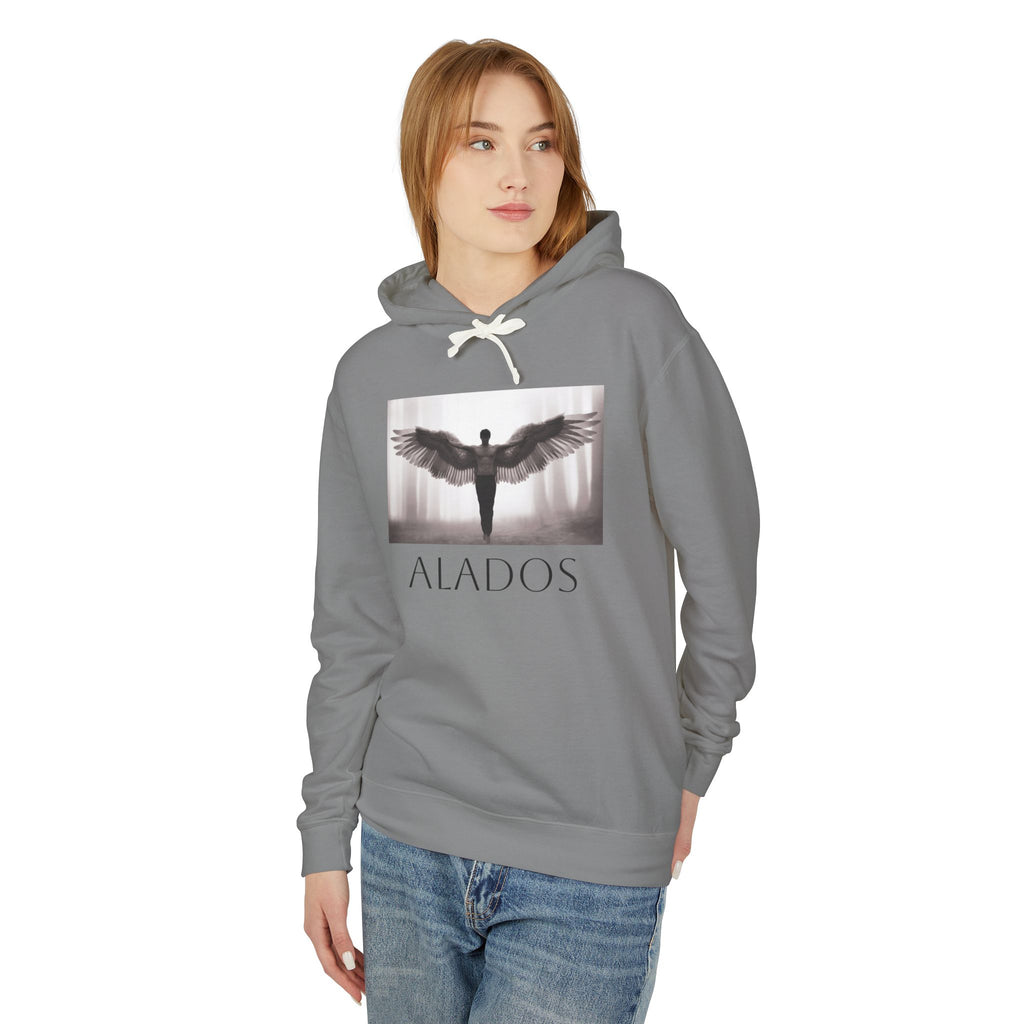 ALADOS  Angel Wings Hoodie,Unisex Lightweight Hoodie Sweatshirt, Unique Gift for Trendsetters. 'LOS ANGELES'