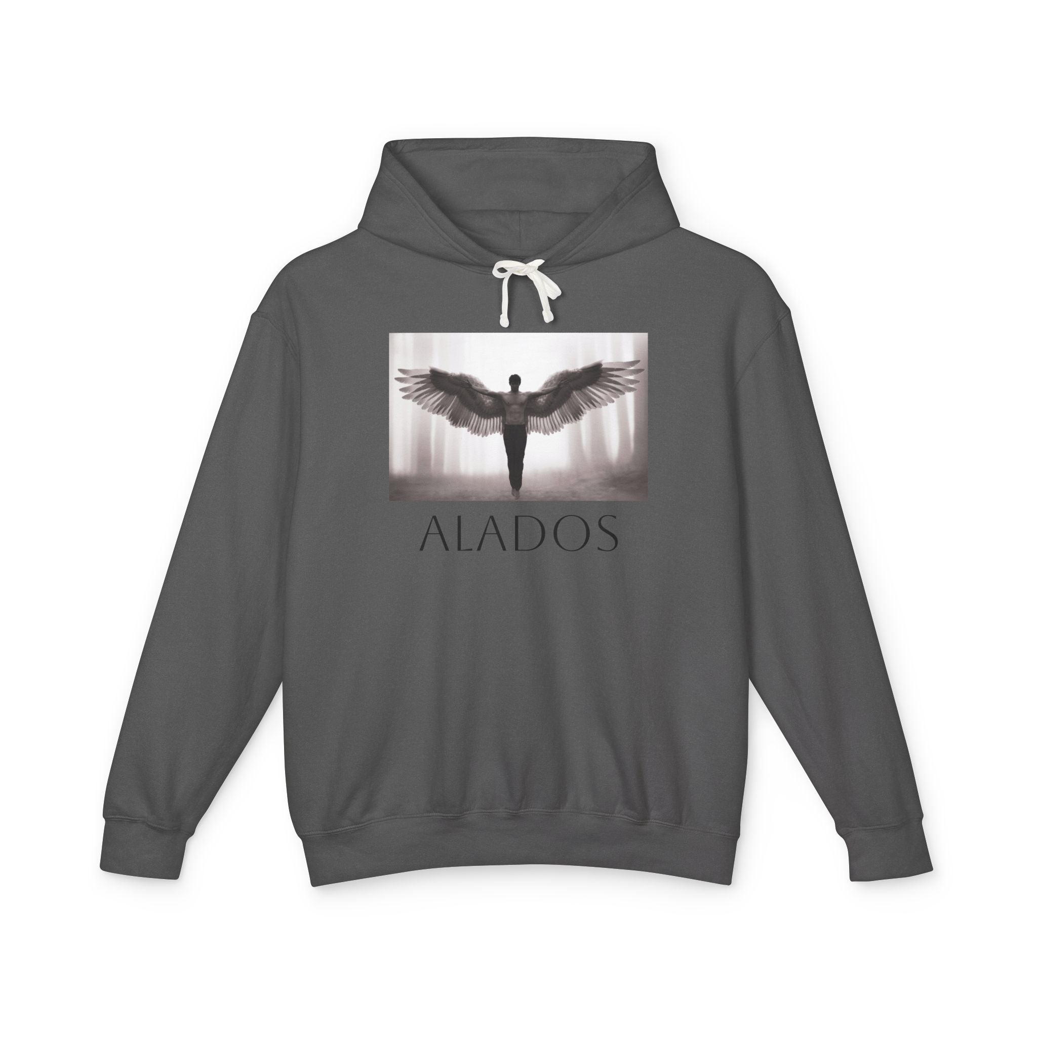 ALADOS  Angel Wings Hoodie,Unisex Lightweight Hoodie Sweatshirt, Unique Gift for Trendsetters. 'LOS ANGELES'