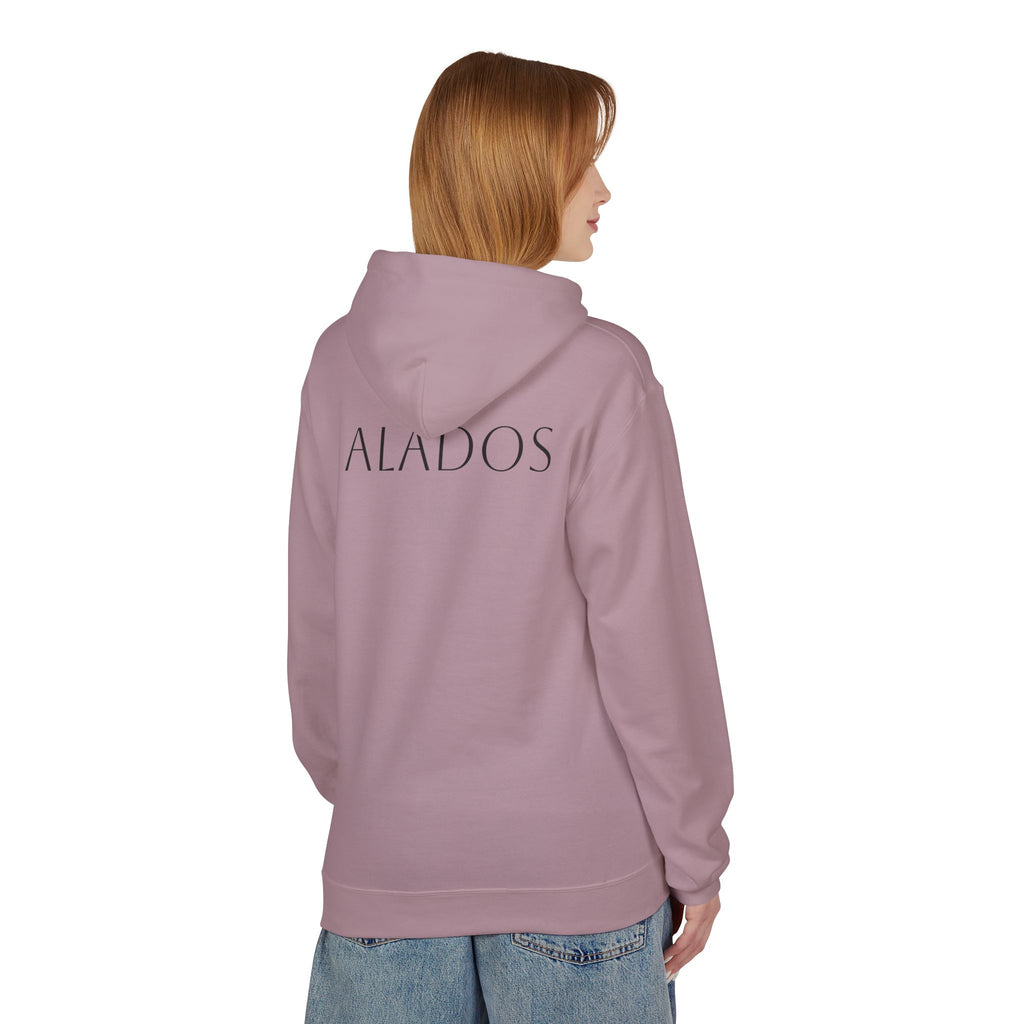 Alados Winged Logo Hoodie — Minimalist Angel Wings Pullover