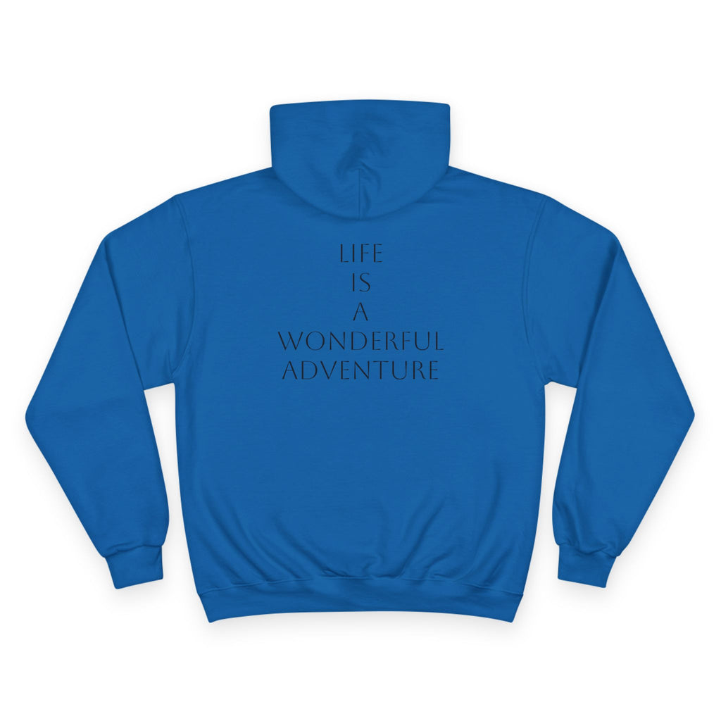 Sporting Champion Hoodie,Unique Design For Adventure Lovers,Great Gift for Holidays.Neutral Gender Hoodie. 'ALADOS:Life is a Wonderful Adventure'
