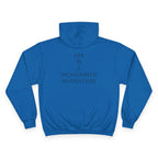 Sporting Champion Hoodie,Unique Design For Adventure Lovers,Great Gift for Holidays.Neutral Gender Hoodie. 'ALADOS:Life is a Wonderful Adventure'