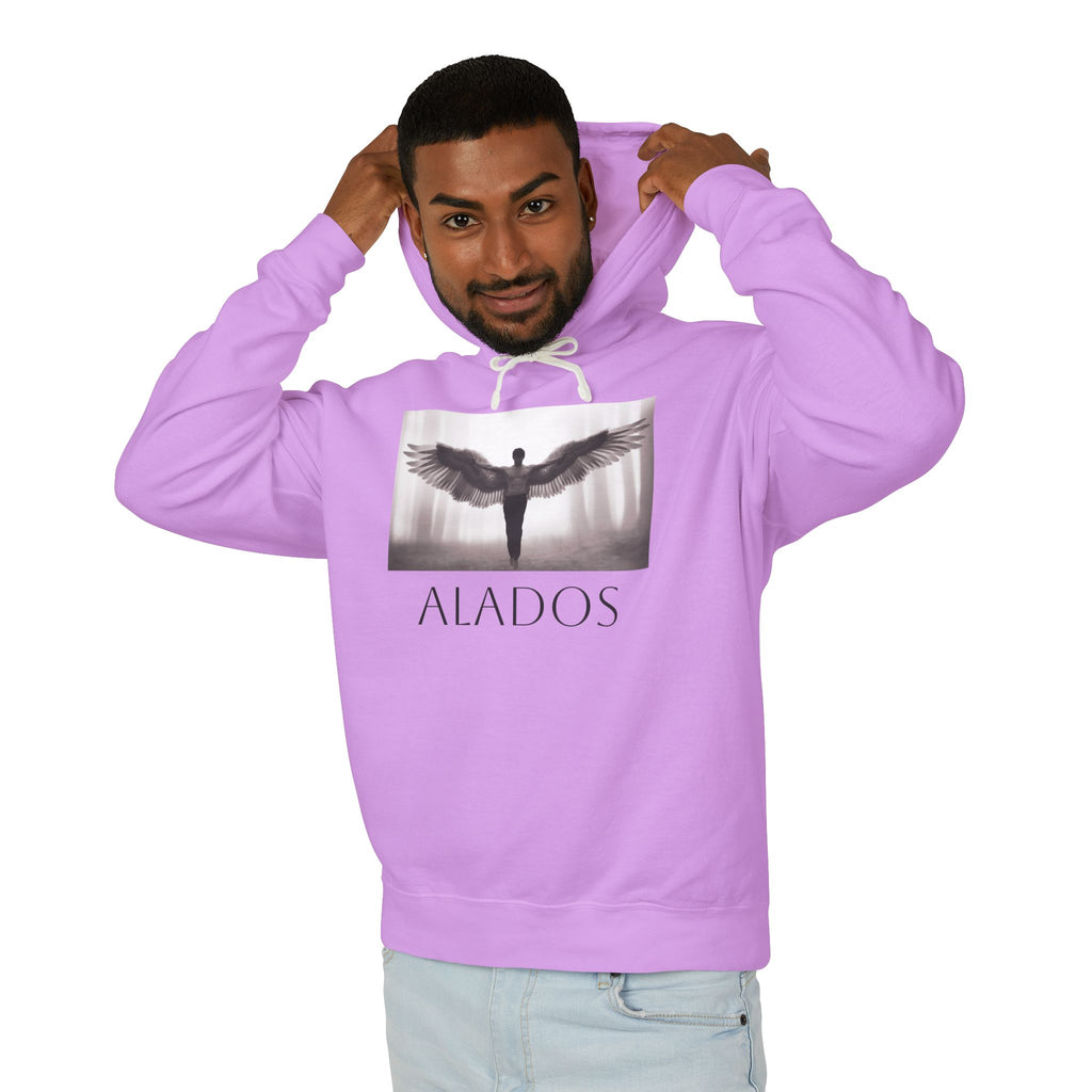 ALADOS  Angel Wings Hoodie,Unisex Lightweight Hoodie Sweatshirt, Unique Gift for Trendsetters. 'LOS ANGELES'