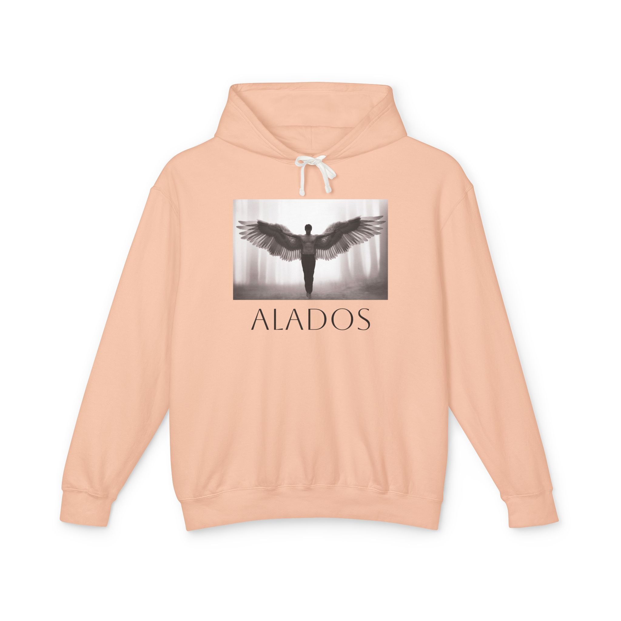 ALADOS  Angel Wings Hoodie,Unisex Lightweight Hoodie Sweatshirt, Unique Gift for Trendsetters. 'LOS ANGELES'