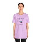 Pretty Butterfly Tee — "Don't Hate Me For Being Pretty" Feminine Graphic T-Shirt