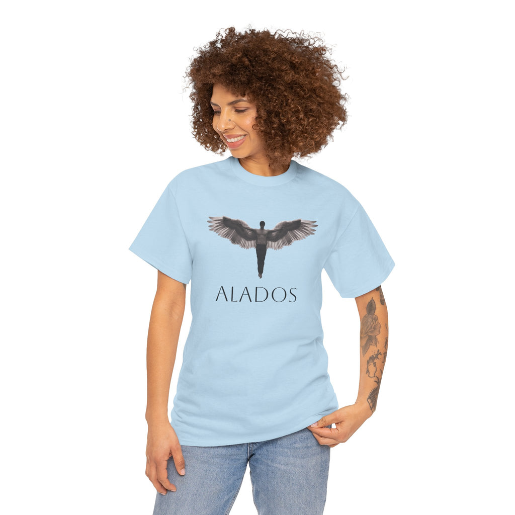 Alados Angel Wing Tee — Minimalist Mythic Graphic T-Shirt