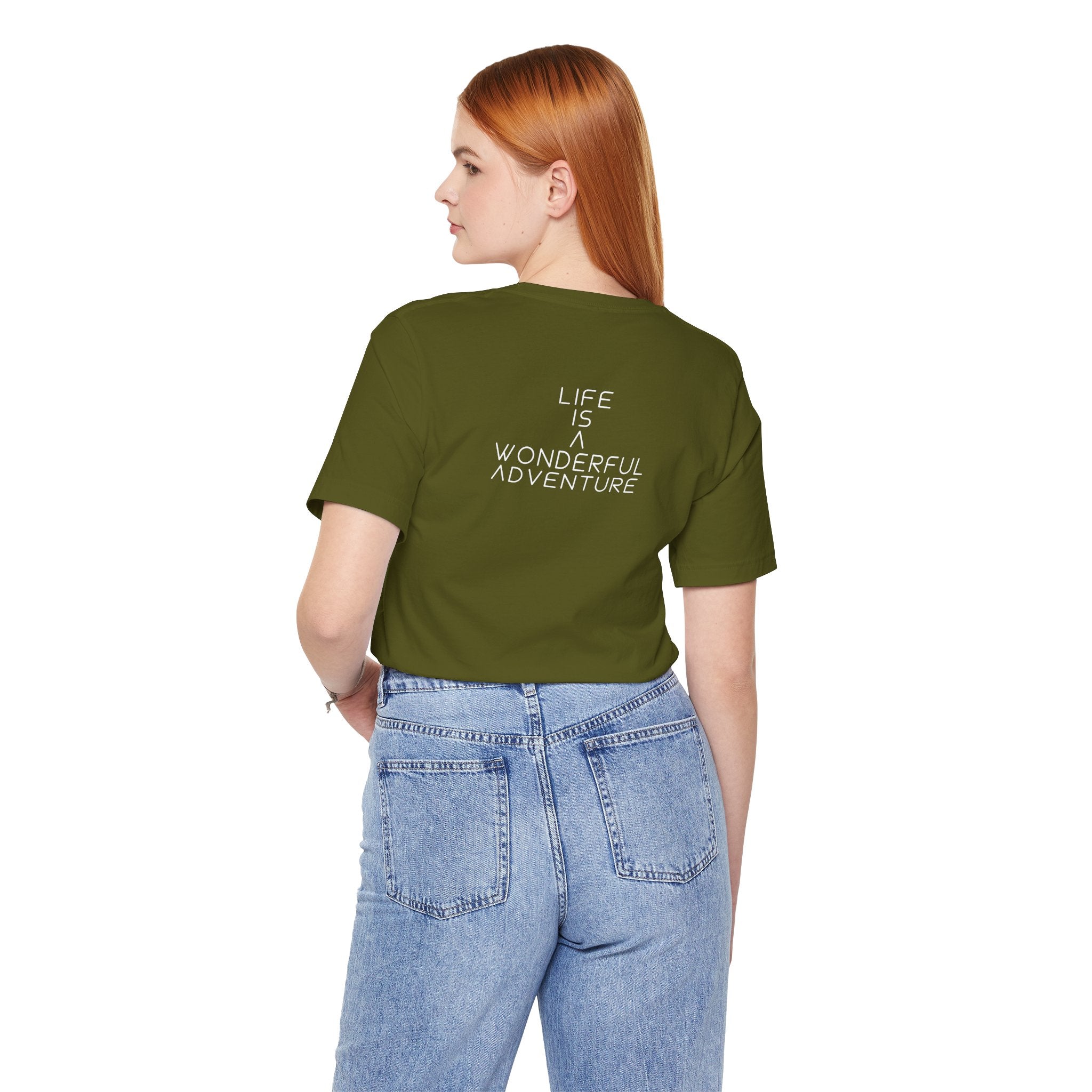 Angelic Wings Tee: Spiritual Unisex Jersey Shirt, Inspirational Gift, Motivational Wear, Ideal for Meditation, Unique Fashion