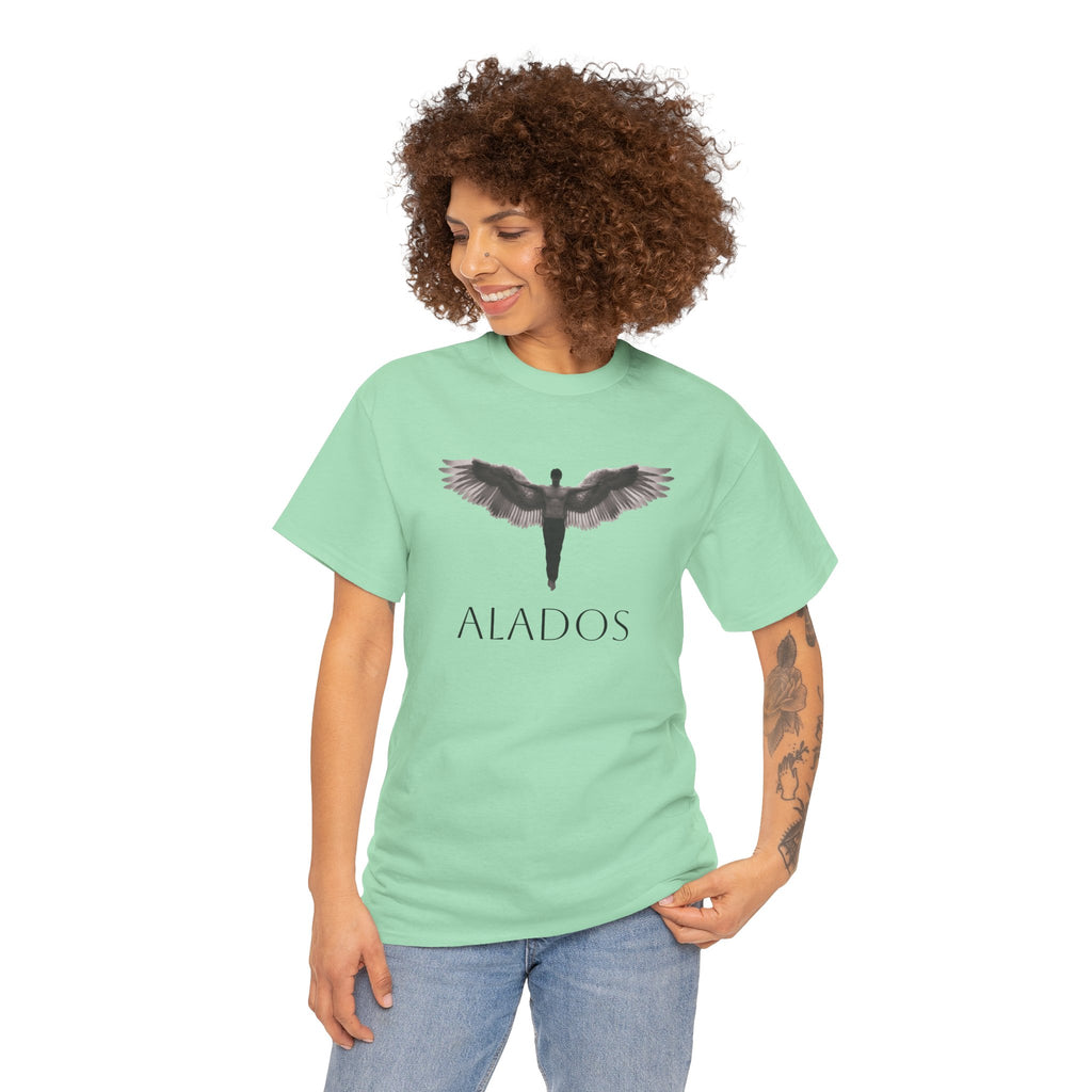 Alados Angel Wing Tee — Minimalist Mythic Graphic T-Shirt