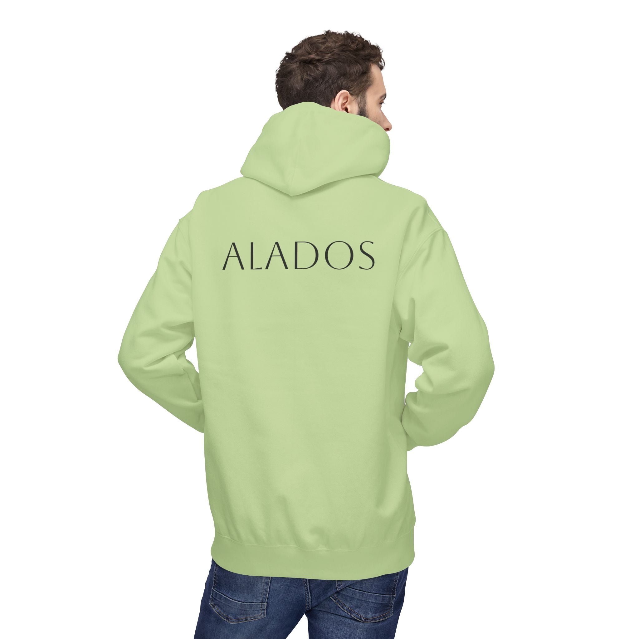 Alados Winged Logo Hoodie — Minimalist Angel Wings Pullover
