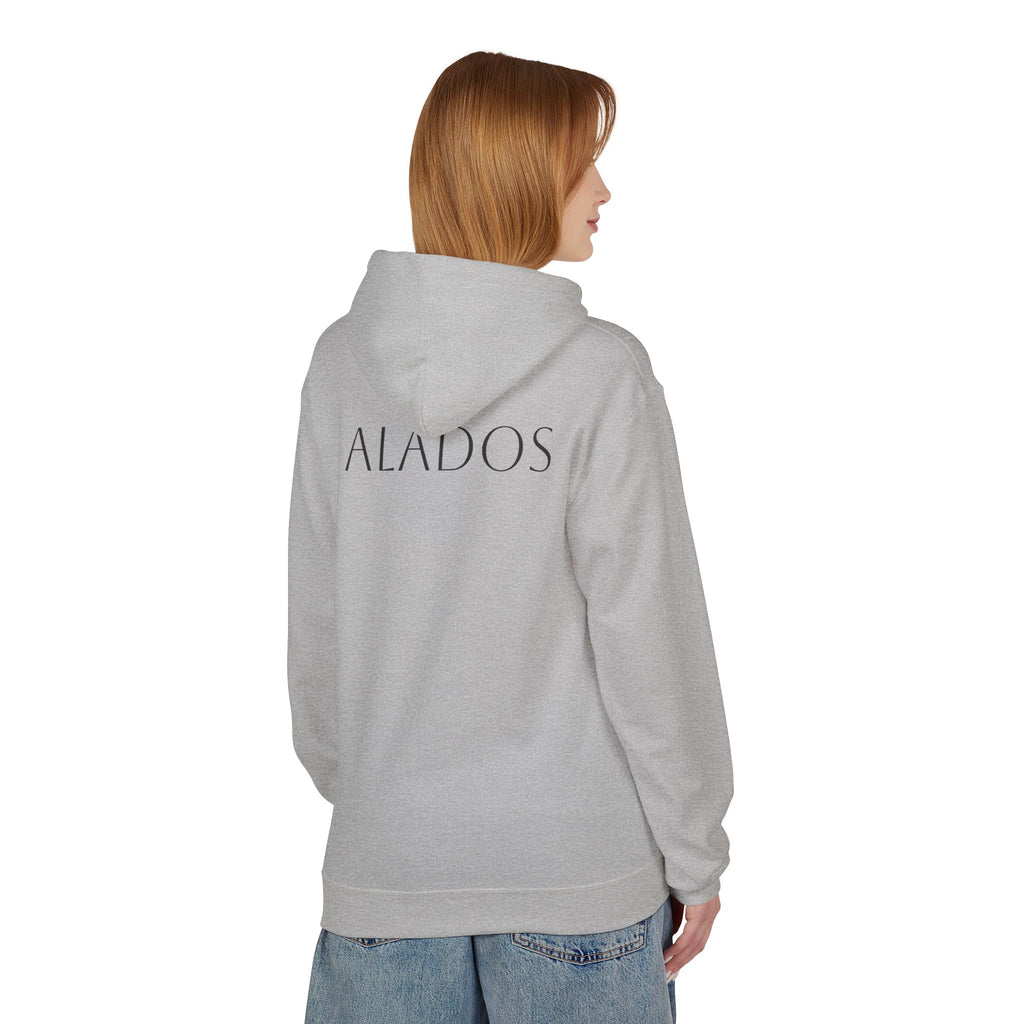 Alados Winged Logo Hoodie — Minimalist Angel Wings Pullover