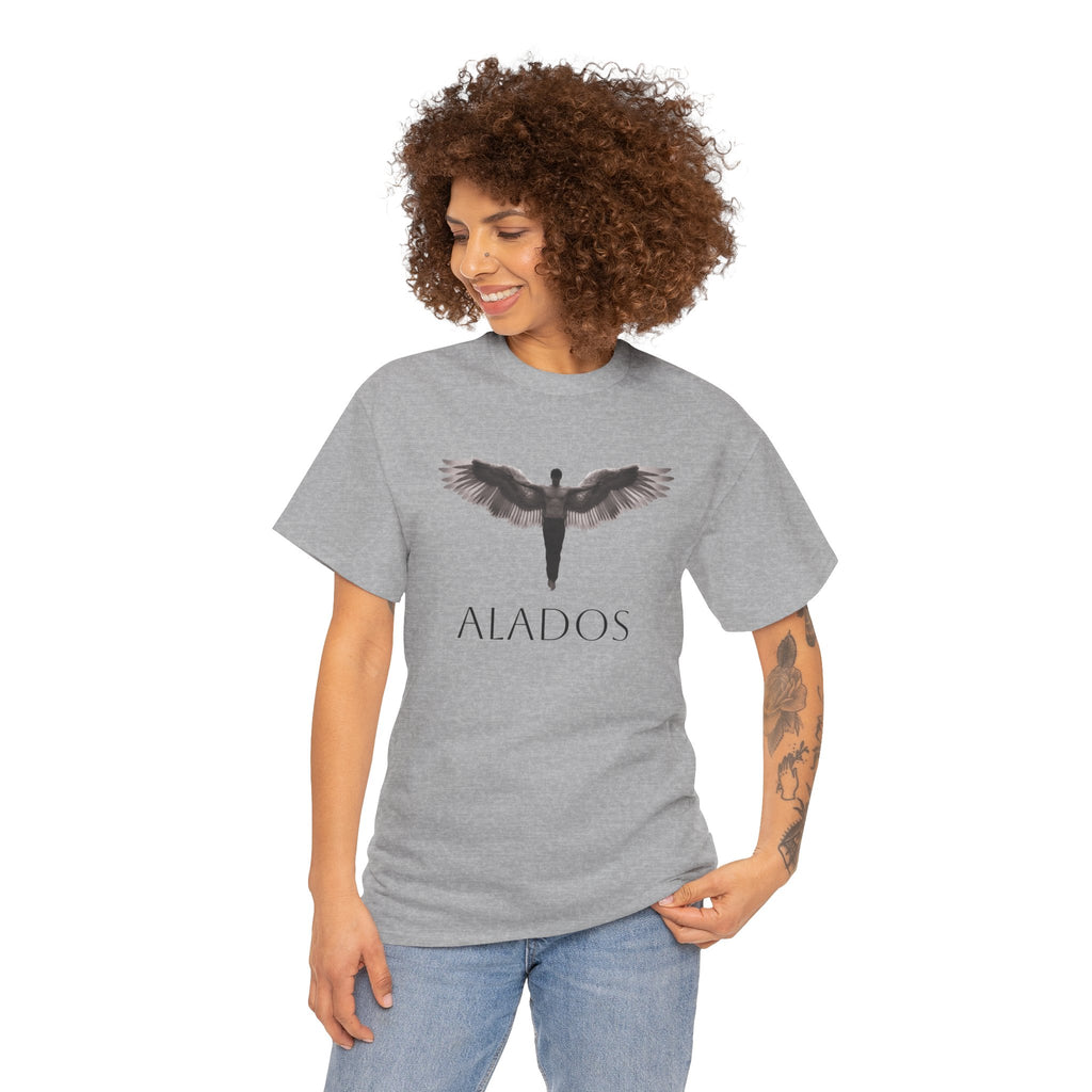 Alados Angel Wing Tee — Minimalist Mythic Graphic T-Shirt