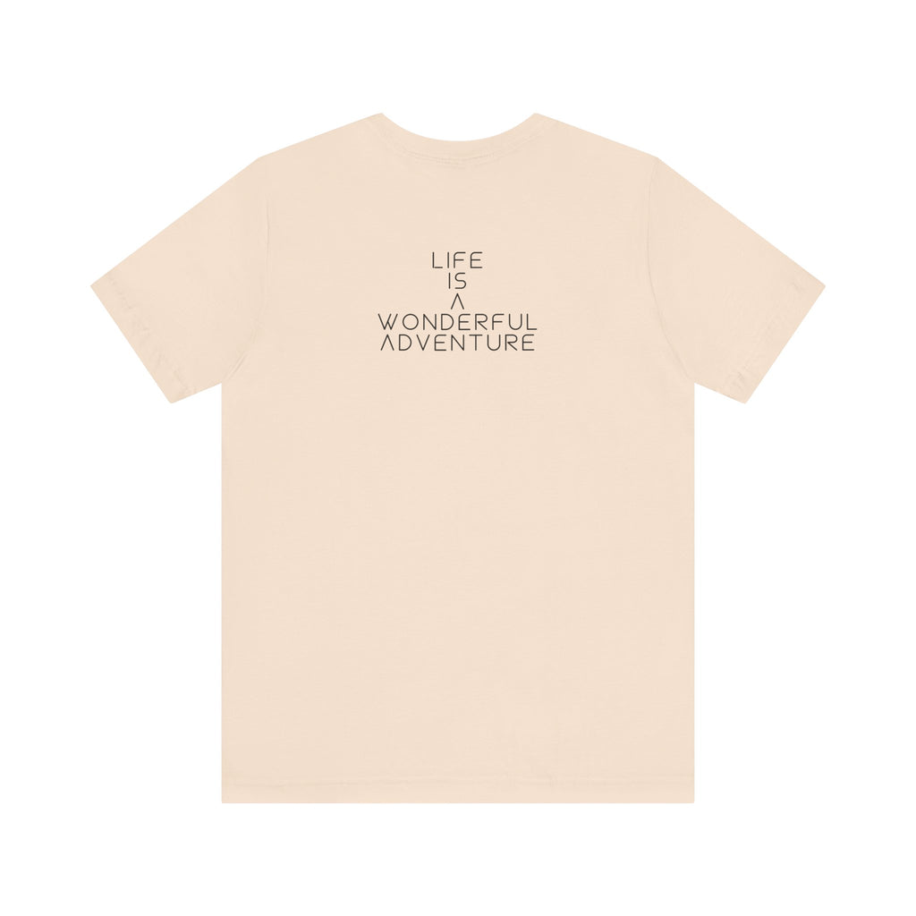 Alados Graphic Tee,Inspirational Unisex Jersey T-Shirt, Adventure Shirt, Angel Wing Shirt, Motivational Top, Gift for Dreamers