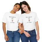 Great Shirt for Girls. Funny Shirt for Women.,Birthday Gift,Girlfriend Gift. 'Don't hate me cuz I'm Pretty'