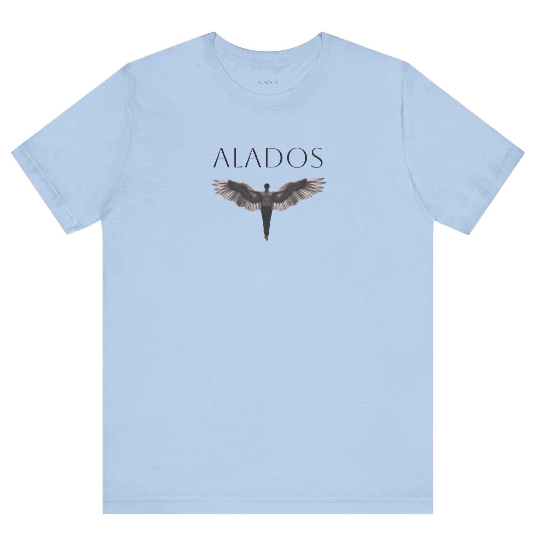 ALADOS.Unisex Angel Wings Graphic Tee, Spiritual Shirt, Gift for Nature Lovers, Casual Wear, Thoughtful Present for Birthdays and Holidays.