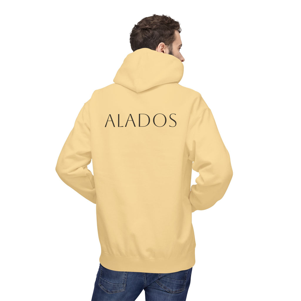 Alados Winged Logo Hoodie — Minimalist Angel Wings Pullover