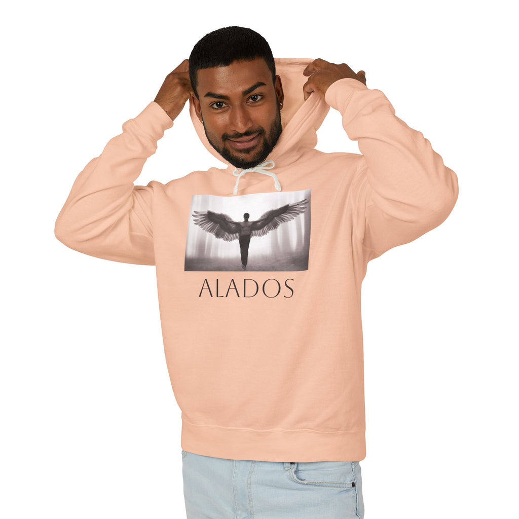 ALADOS  Angel Wings Hoodie,Unisex Lightweight Hoodie Sweatshirt, Unique Gift for Trendsetters. 'LOS ANGELES'