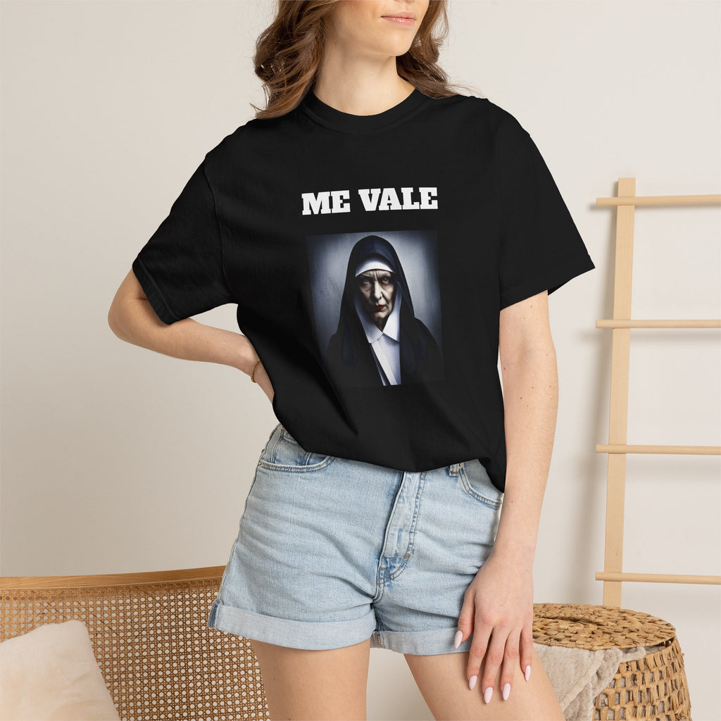 Funny Unisex Garment-Dyed T-shirt for Latinos, Sarcastic T shirt,Joke Apparel,Best Holiday Gift.'ME VALE'