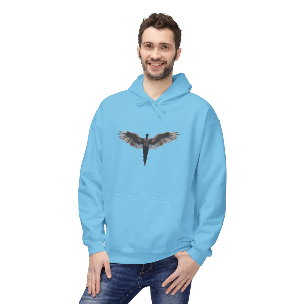 Alados Winged Logo Hoodie — Minimalist Angel Wings Pullover