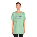 Bold Design Tee,Sarcastic T-shirt,Funny Unisex T-shirt,Casual Wear Tee.Comfort Style T shirt. 'SAVE ENERGY'