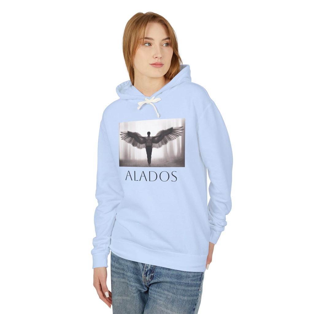 ALADOS  Angel Wings Hoodie,Unisex Lightweight Hoodie Sweatshirt, Unique Gift for Trendsetters. 'LOS ANGELES'