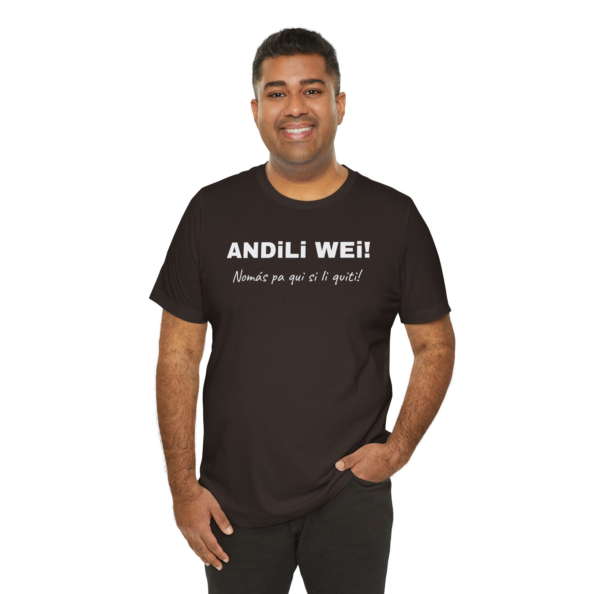 Funny Mexican T shirt, Unisex Short Sleeve Tee - Perfect for Everyday Casual Wear.' 'Andili Wei.'