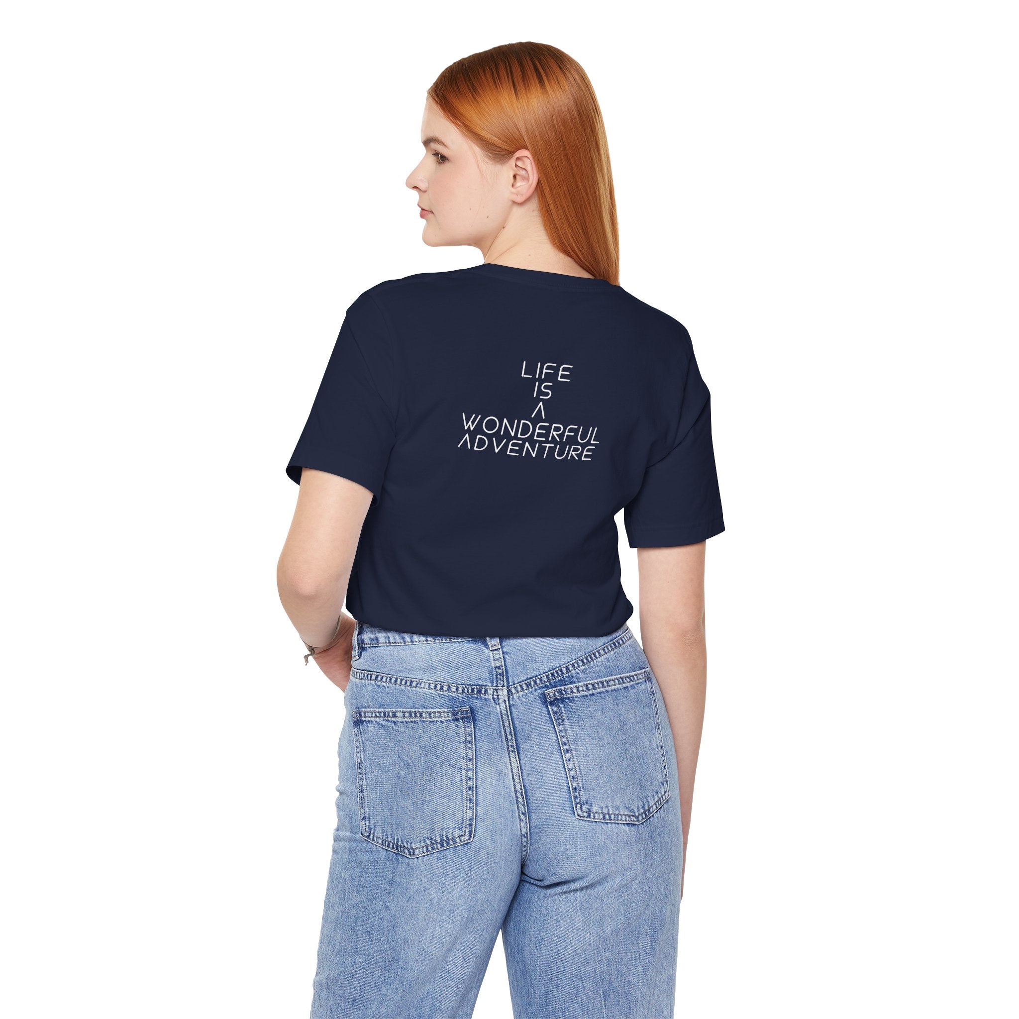Angelic Wings Tee: Spiritual Unisex Jersey Shirt, Inspirational Gift, Motivational Wear, Ideal for Meditation, Unique Fashion