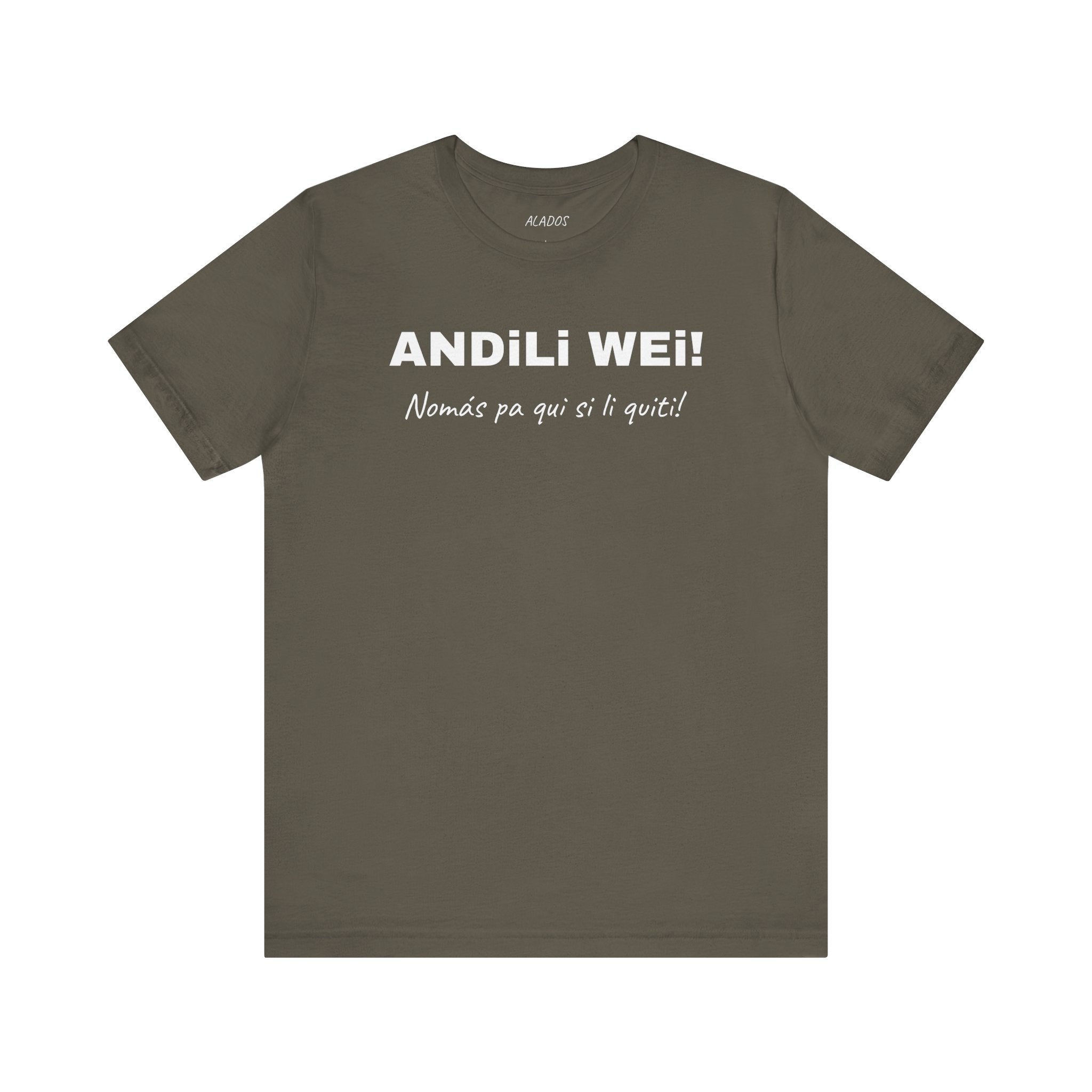 Funny Mexican T shirt, Unisex Short Sleeve Tee - Perfect for Everyday Casual Wear.' 'Andili Wei.'