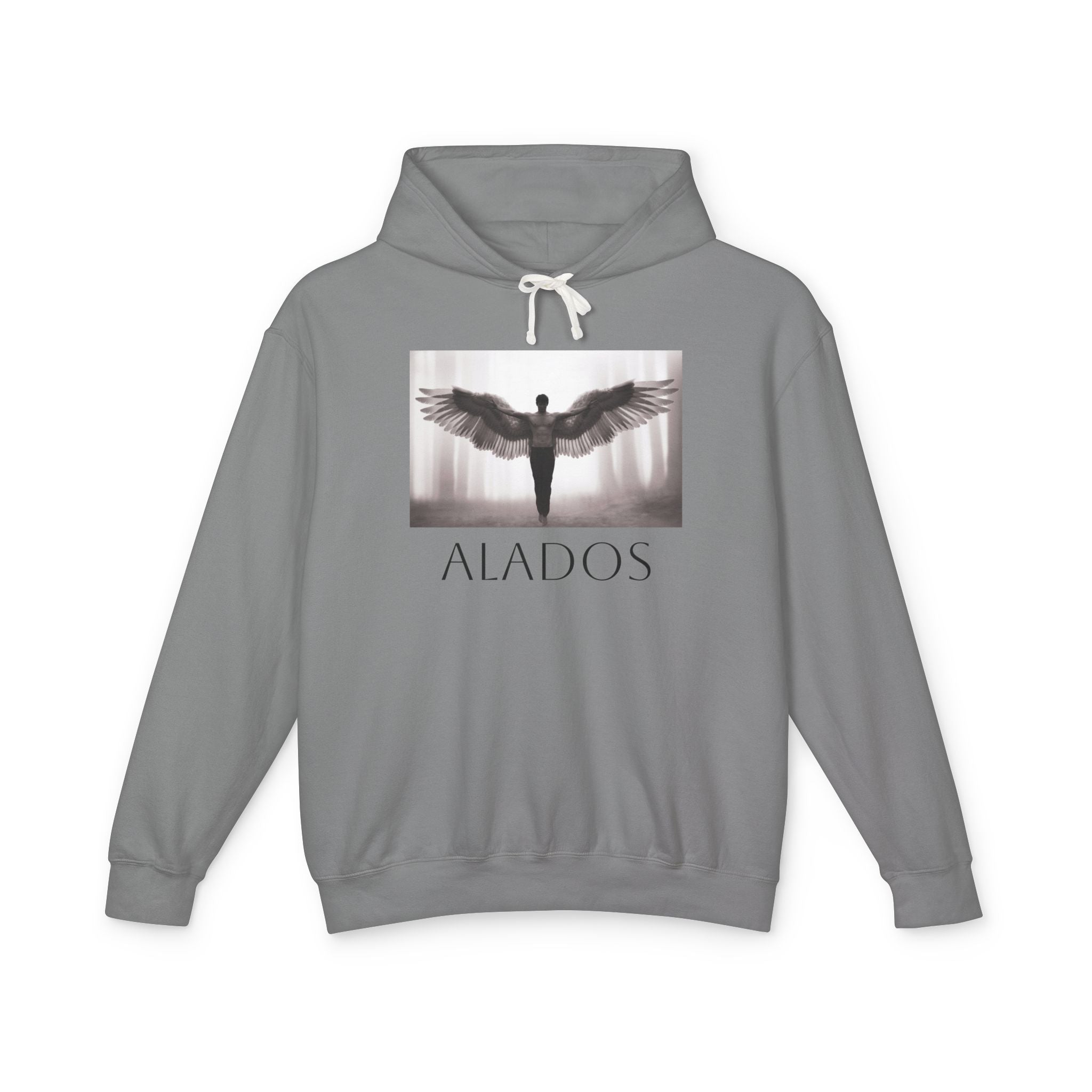 ALADOS  Angel Wings Hoodie,Unisex Lightweight Hoodie Sweatshirt, Unique Gift for Trendsetters. 'LOS ANGELES'