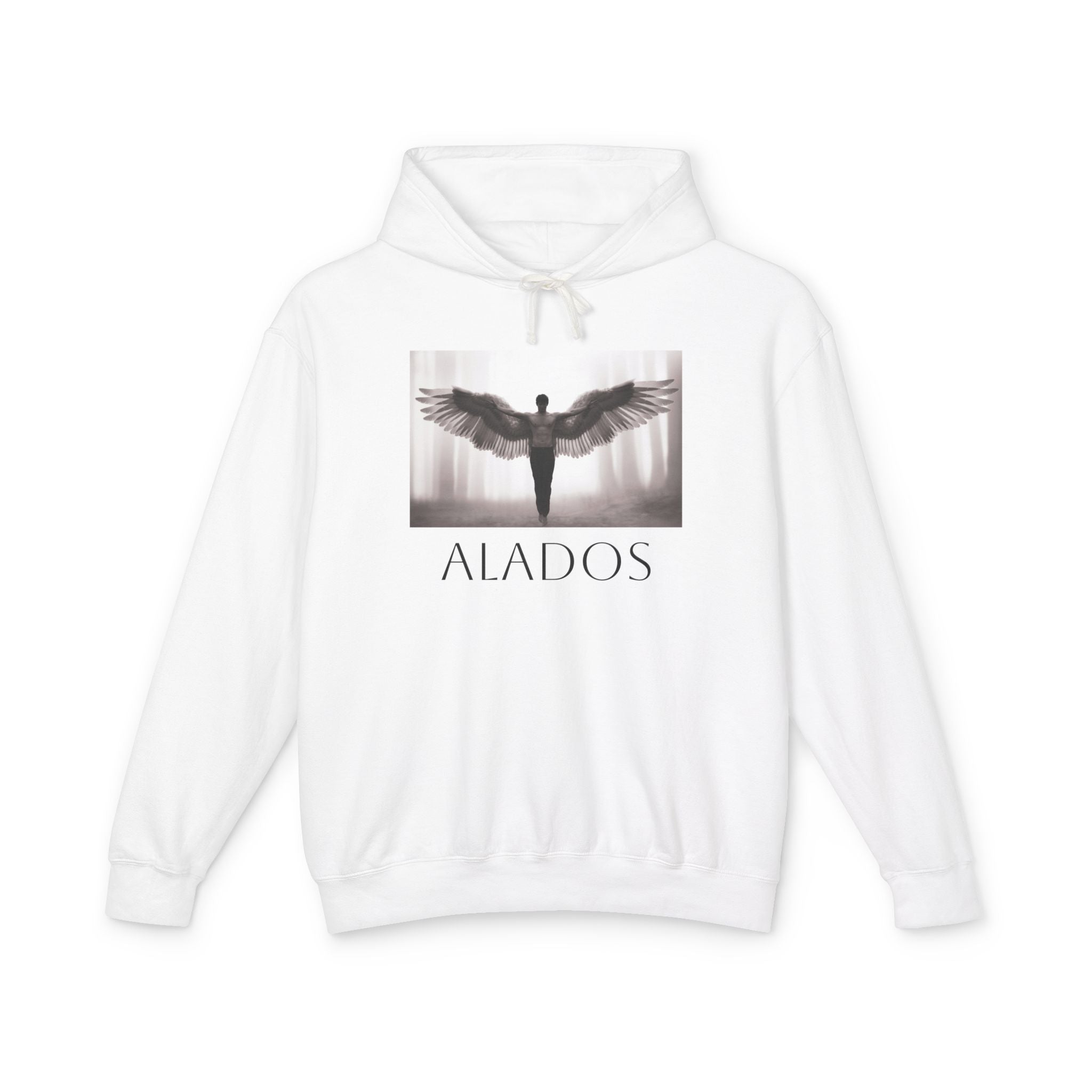 ALADOS  Angel Wings Hoodie,Unisex Lightweight Hoodie Sweatshirt, Unique Gift for Trendsetters. 'LOS ANGELES'