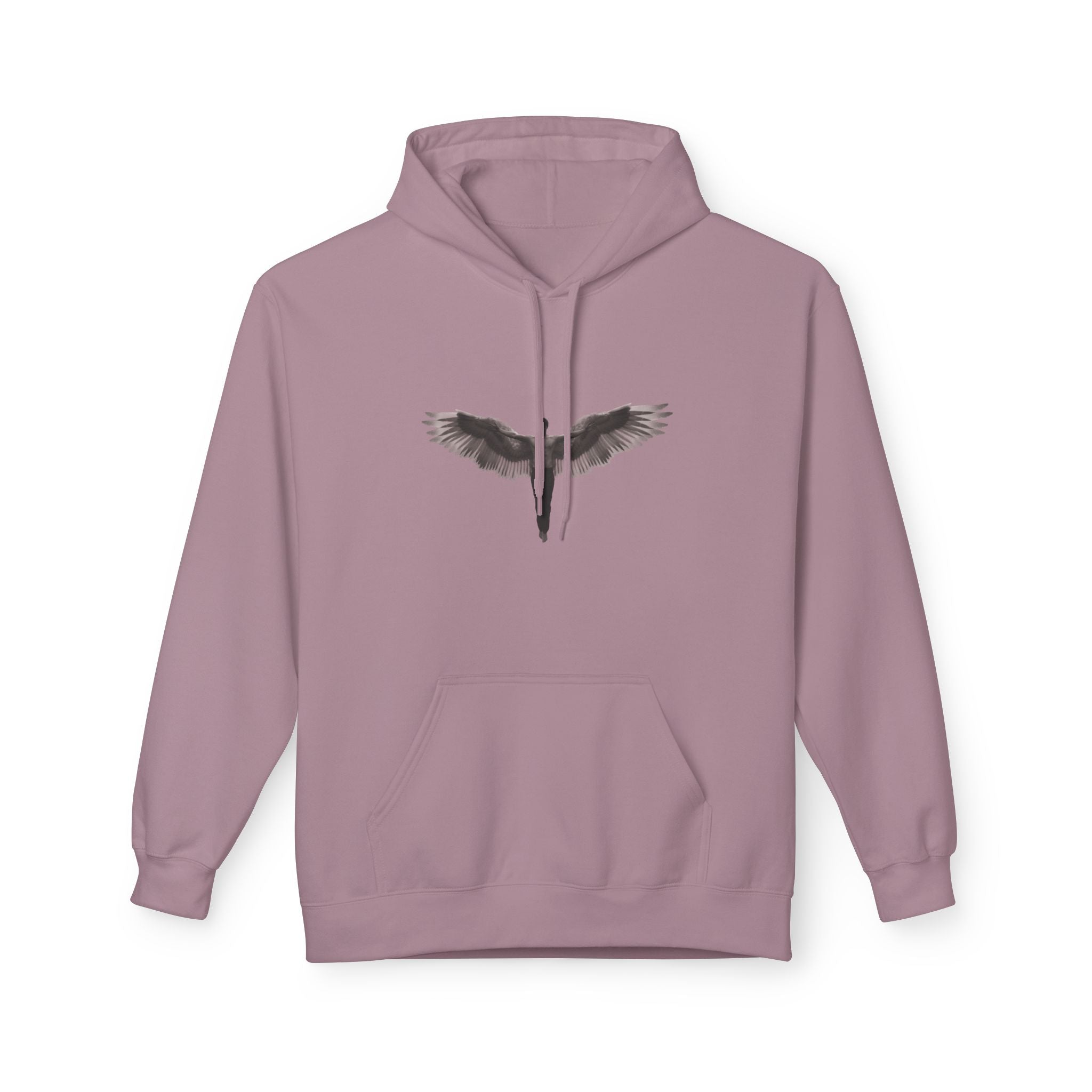Alados Winged Logo Hoodie — Minimalist Angel Wings Pullover