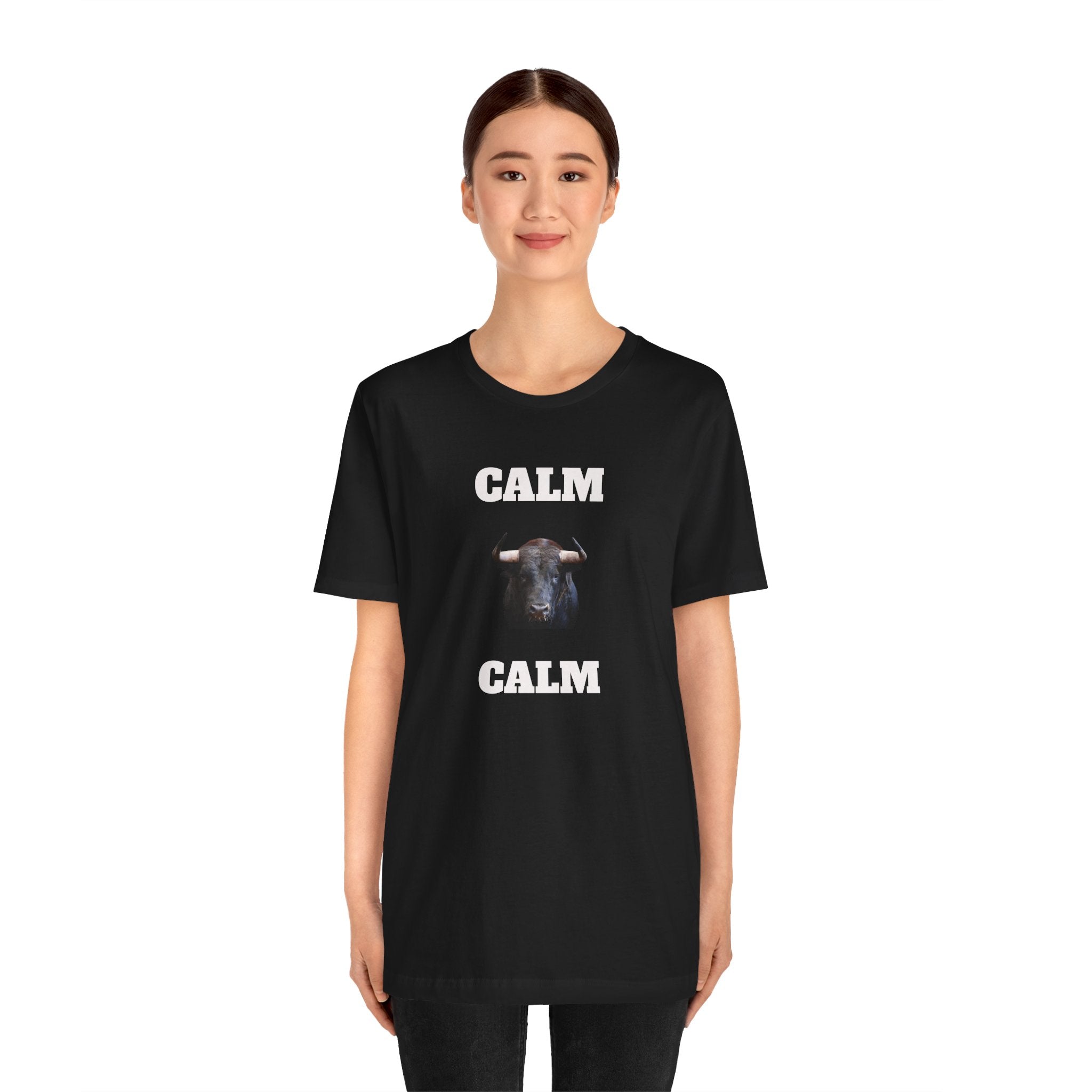 Funny Unisex Tee, Sarcastic T Shirt, Holiday Gift, Casual Wear, Joke Clothing, Birthday Gift. 'Calm... Calm'