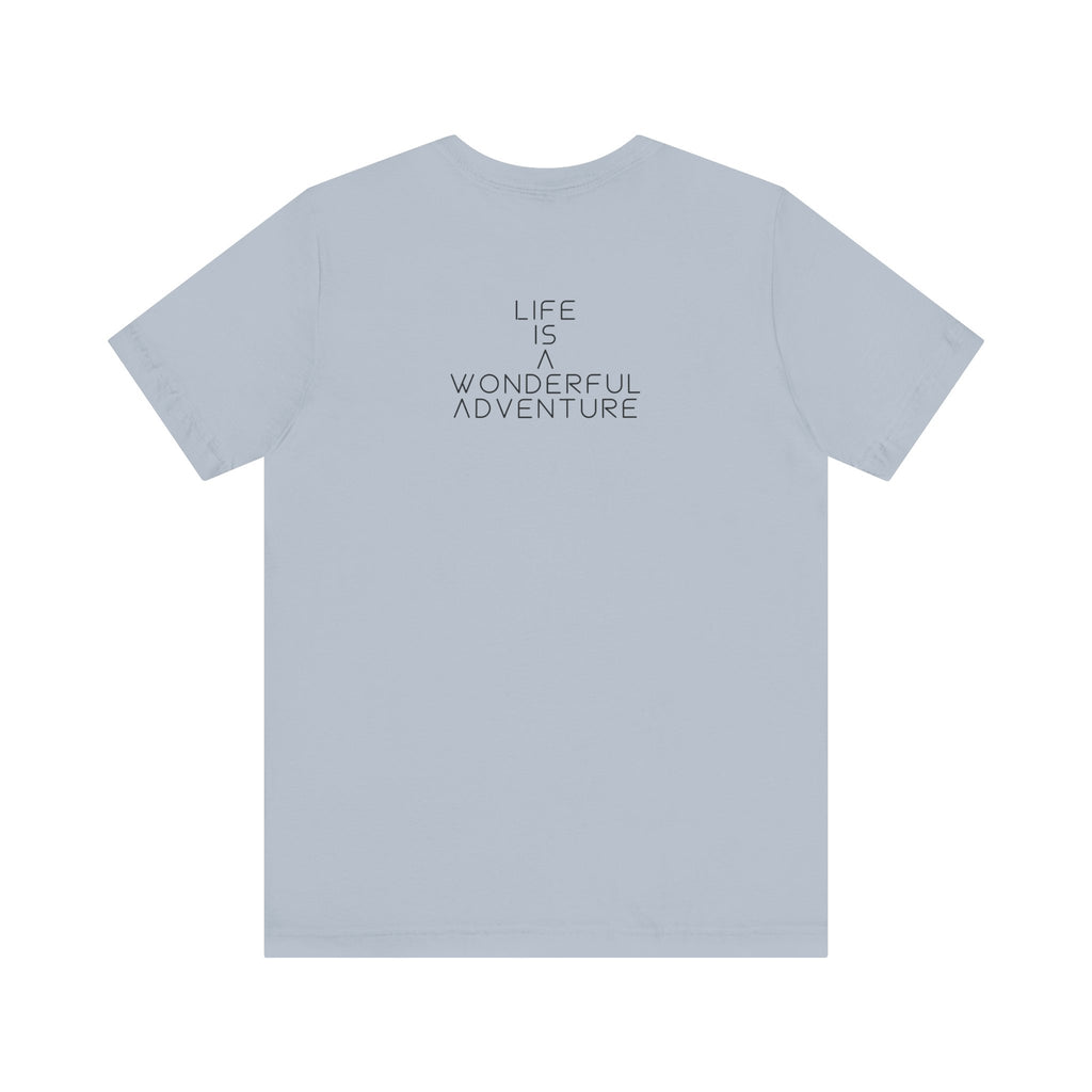 Alados Graphic Tee,Inspirational Unisex Jersey T-Shirt, Adventure Shirt, Angel Wing Shirt, Motivational Top, Gift for Dreamers