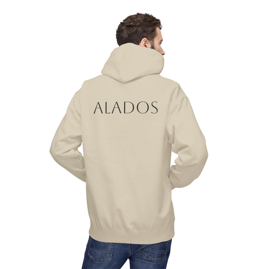 Alados Winged Logo Hoodie — Minimalist Angel Wings Pullover