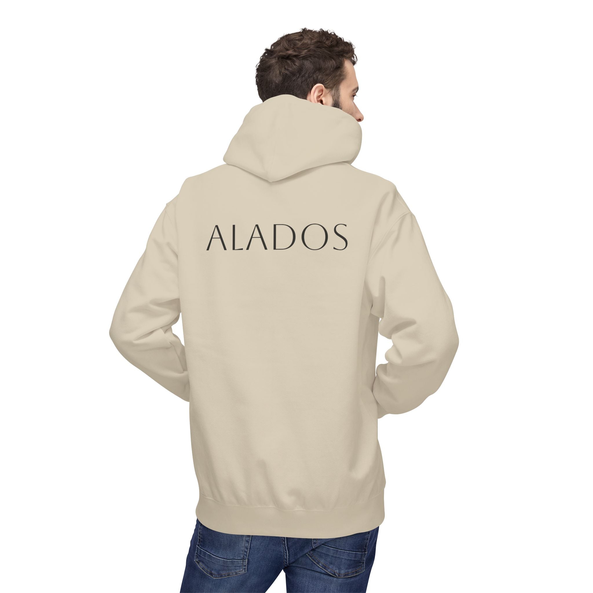 Alados Winged Logo Hoodie — Minimalist Angel Wings Pullover