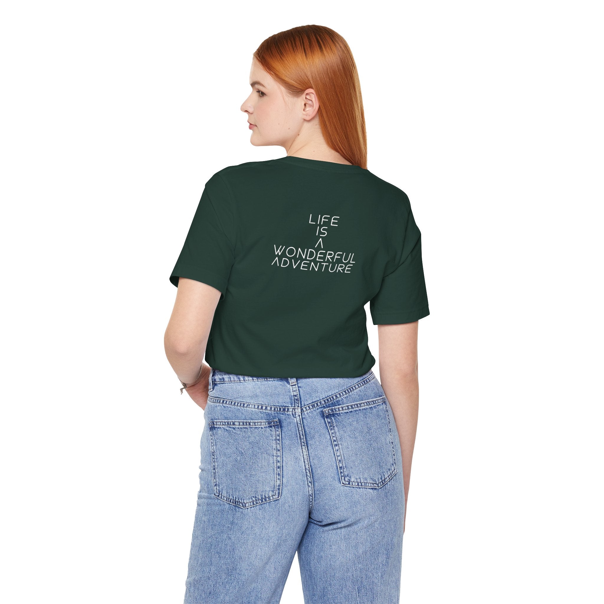 Angelic Wings Tee: Spiritual Unisex Jersey Shirt, Inspirational Gift, Motivational Wear, Ideal for Meditation, Unique Fashion