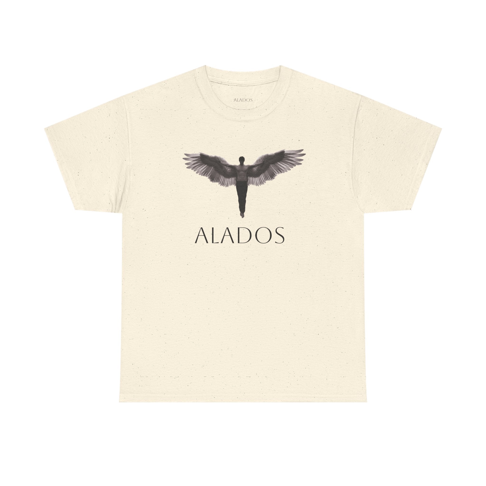 Alados Angel Wing Tee — Minimalist Mythic Graphic T-Shirt