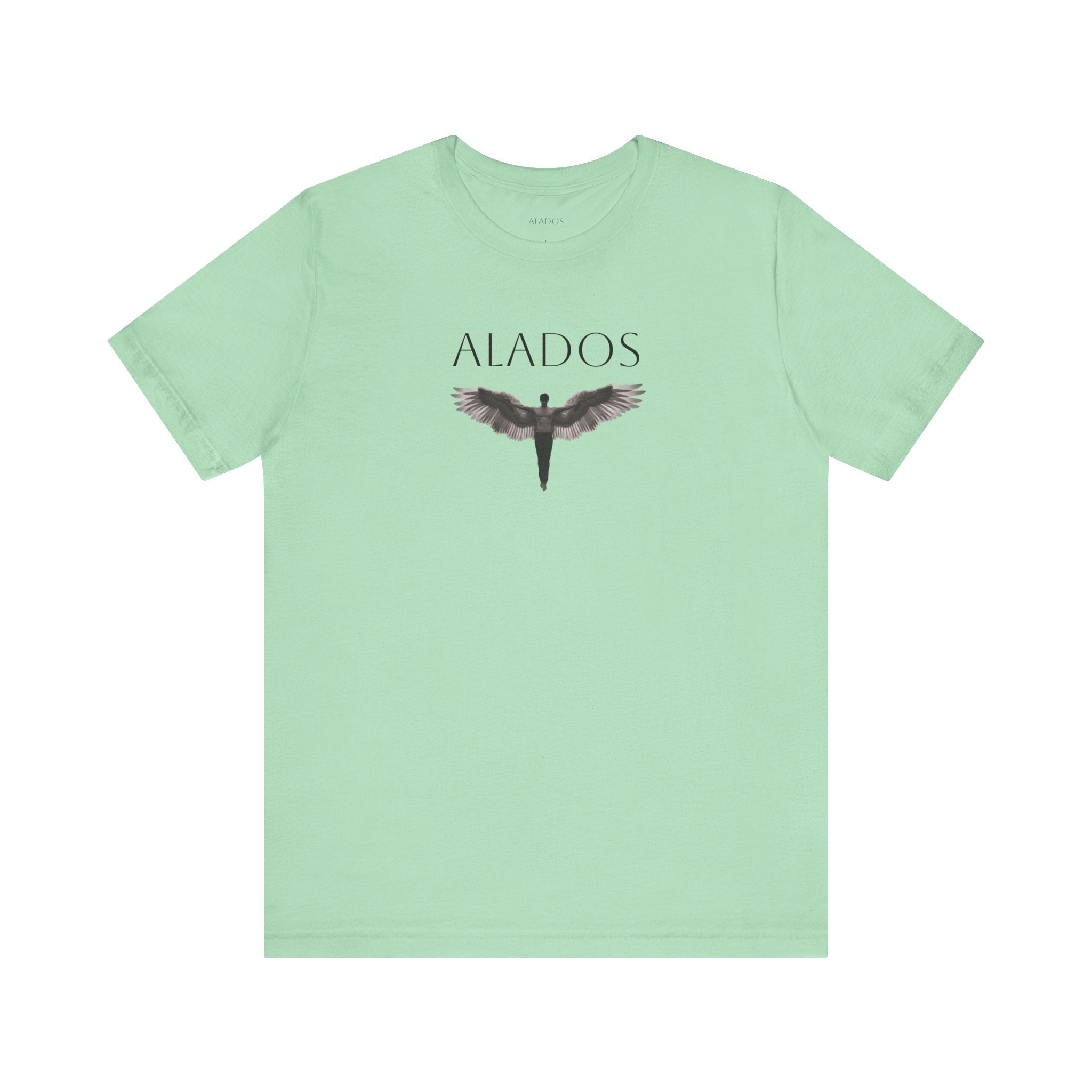 ALADOS.Unisex Angel Wings Graphic Tee, Spiritual Shirt, Gift for Nature Lovers, Casual Wear, Thoughtful Present for Birthdays and Holidays.