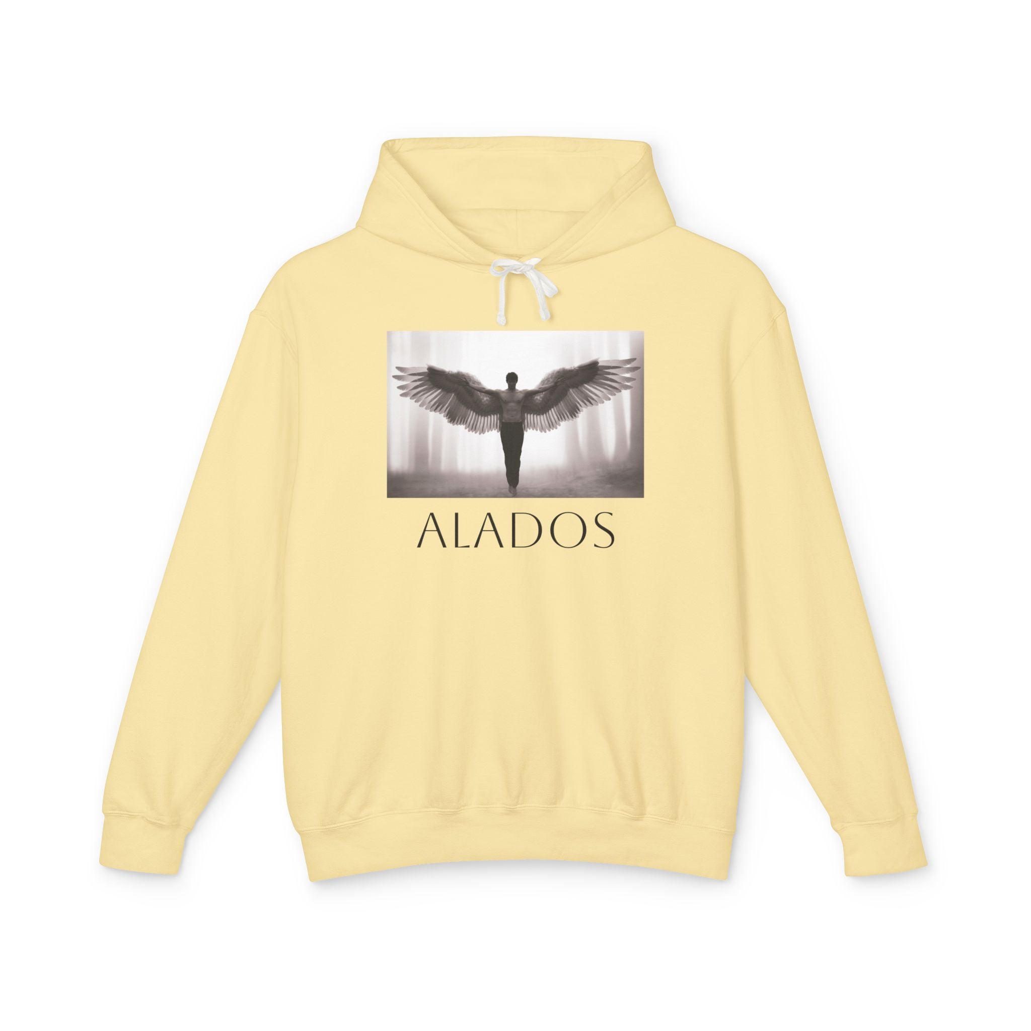ALADOS  Angel Wings Hoodie,Unisex Lightweight Hoodie Sweatshirt, Unique Gift for Trendsetters. 'LOS ANGELES'