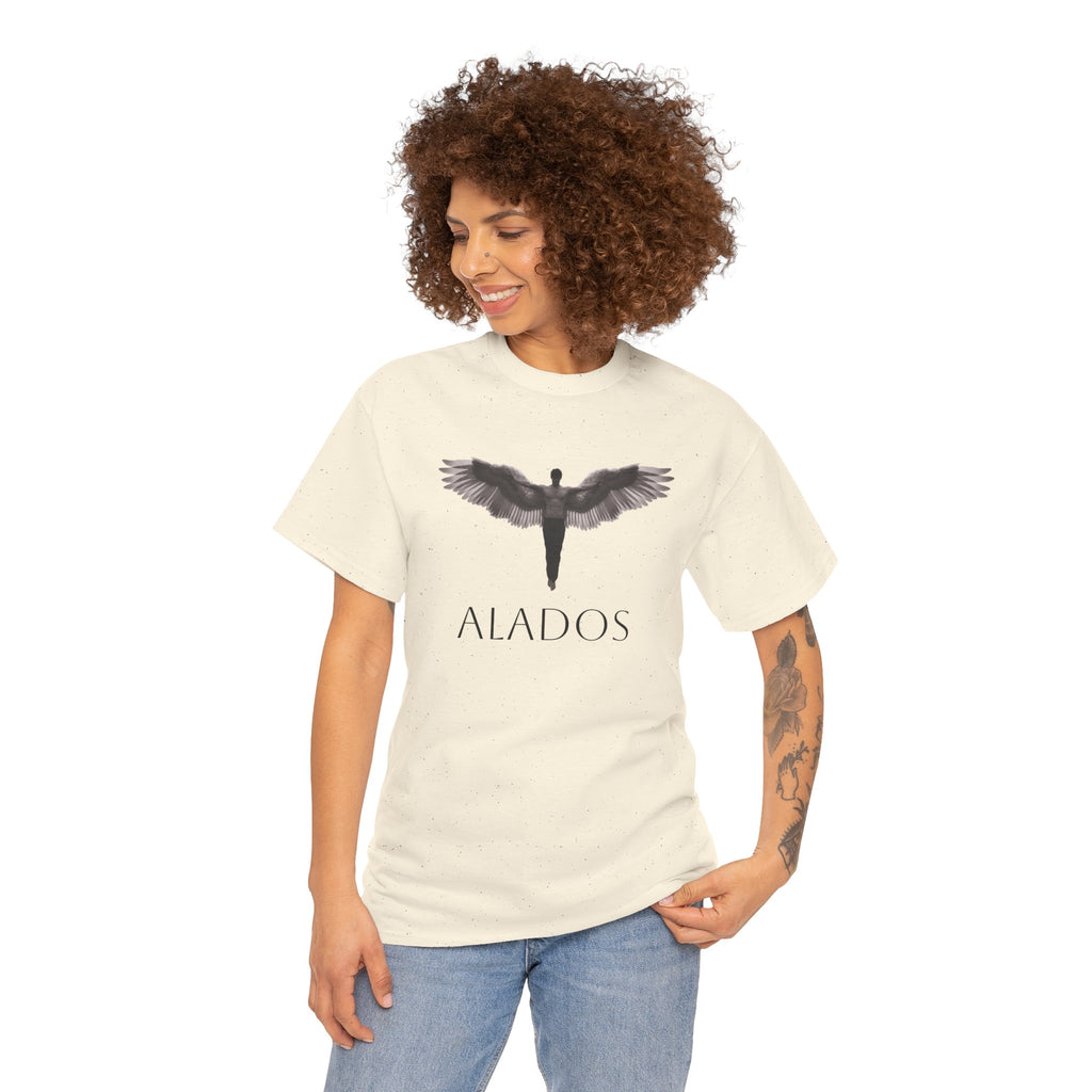 Alados Angel Wing Tee — Minimalist Mythic Graphic T-Shirt