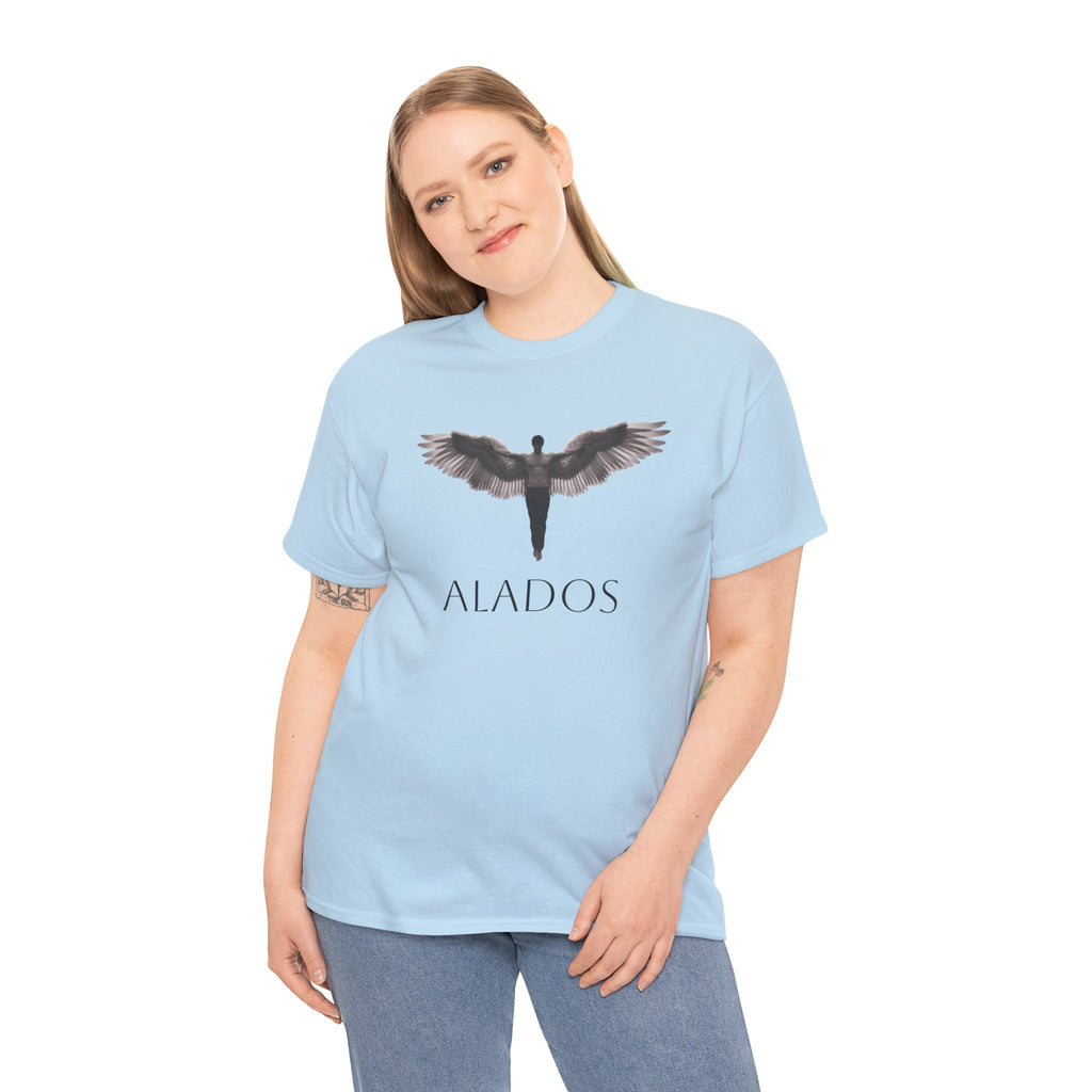 Alados Angel Wing Tee — Minimalist Mythic Graphic T-Shirt