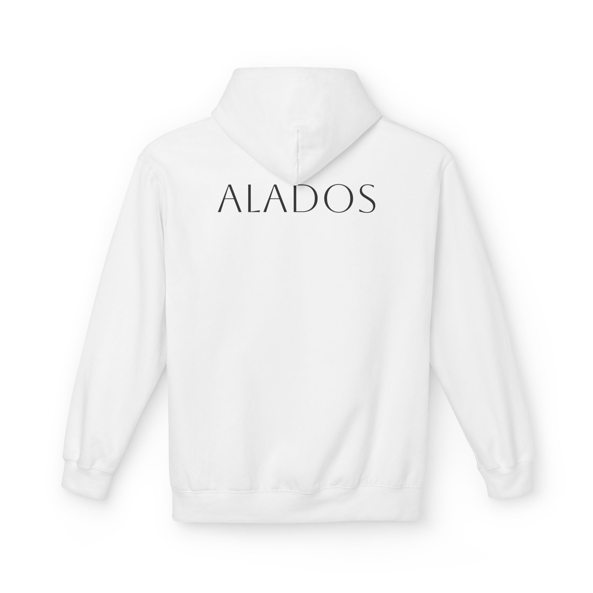 Alados Winged Logo Hoodie — Minimalist Angel Wings Pullover