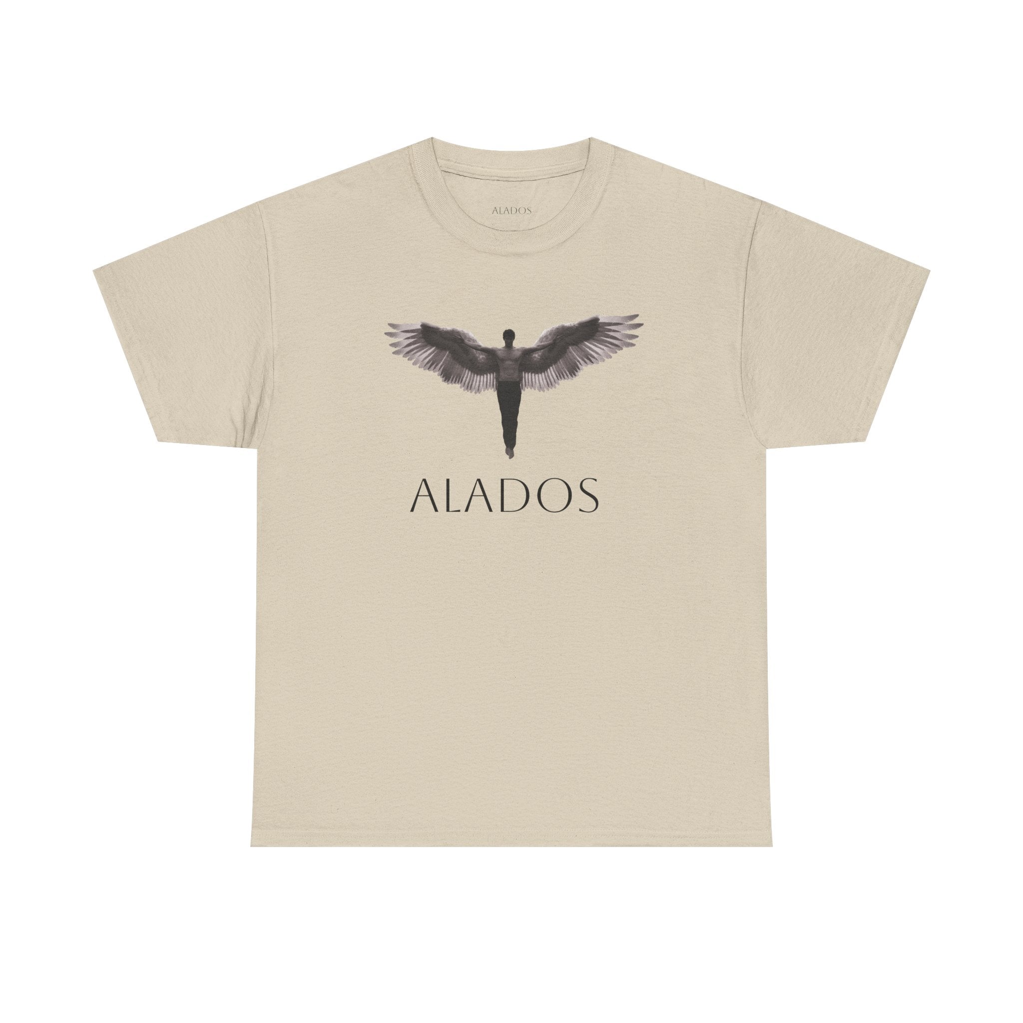 Alados Angel Wing Tee — Minimalist Mythic Graphic T-Shirt